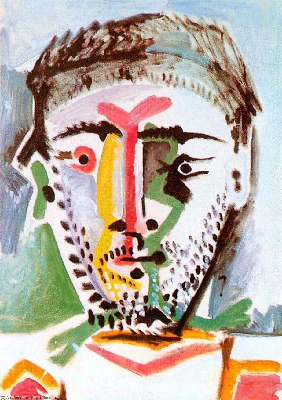 Kopf Eines Mannes 8 — Pablo Picasso