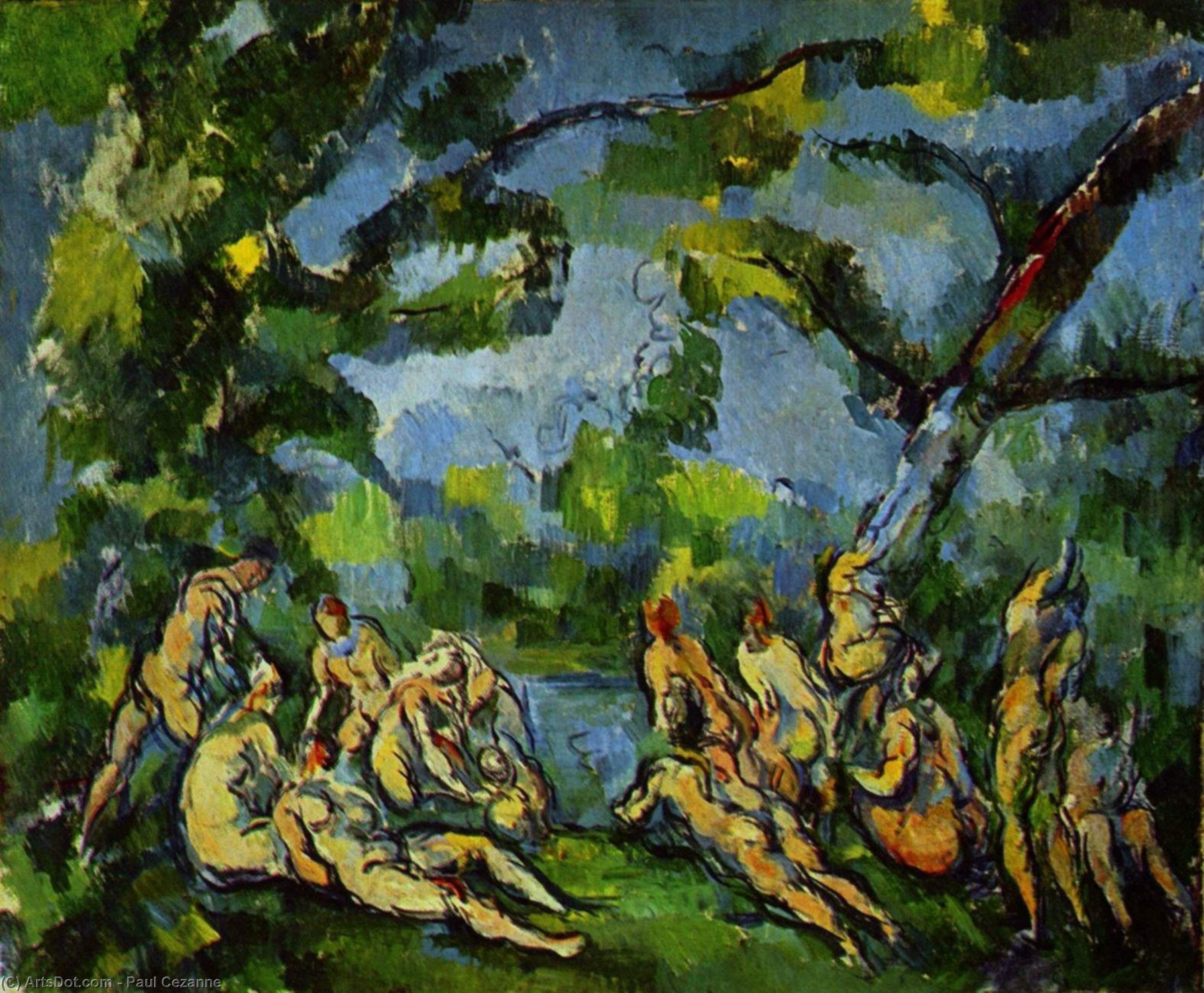 Bathers (8) — Paul Cézanne