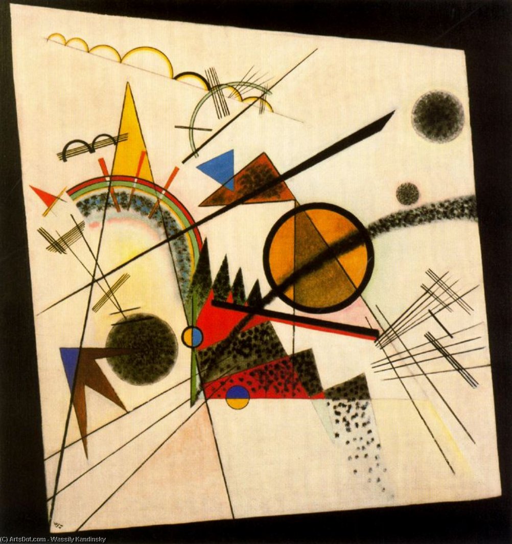 I Firkanten Sort — Wassily Wassilyevich Kandinsky
