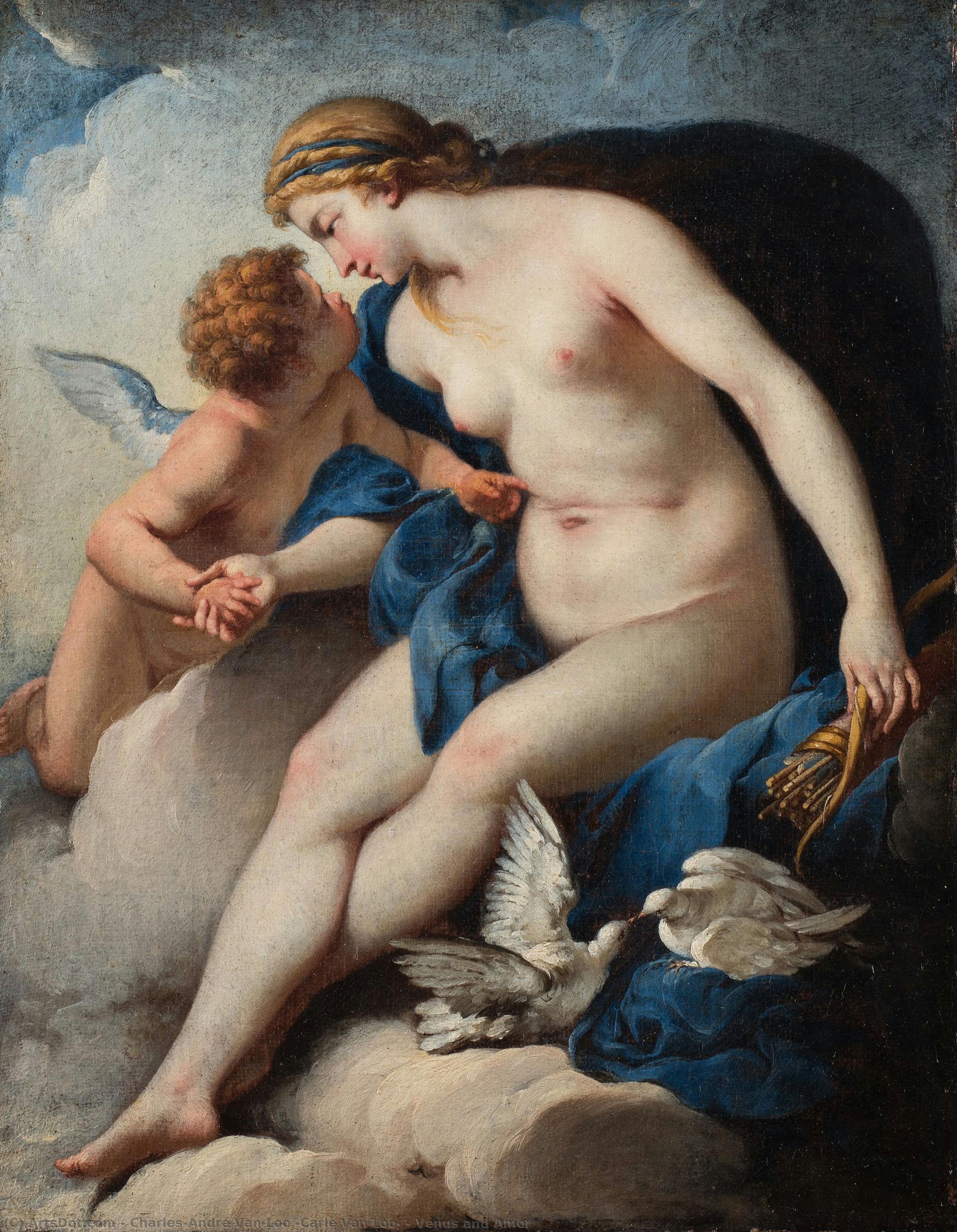 Venus And Amor — Шарл Андре Ван Ло