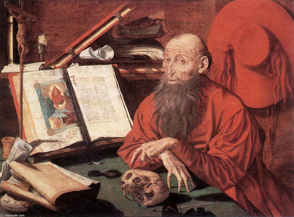 St Jerome — Marinus Van Reymerswaele