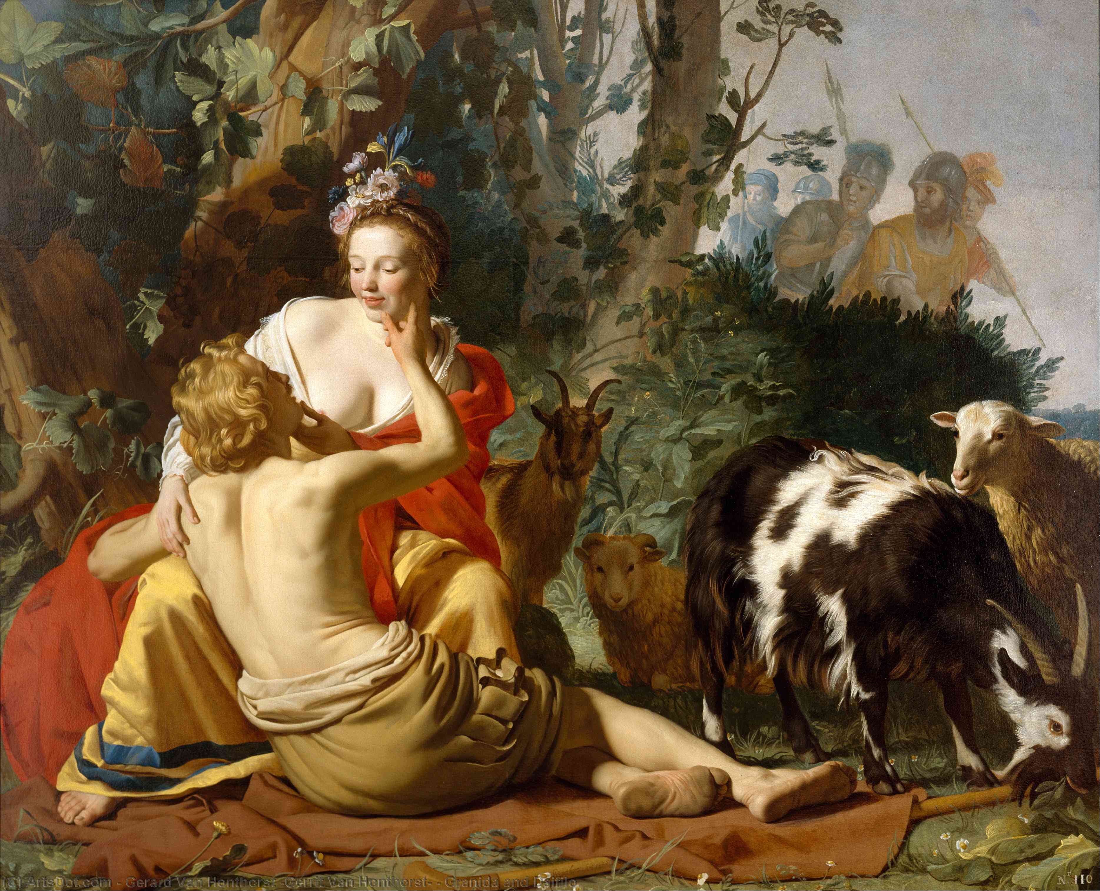 Granida And Daifilo — Gerard Van Honthorst