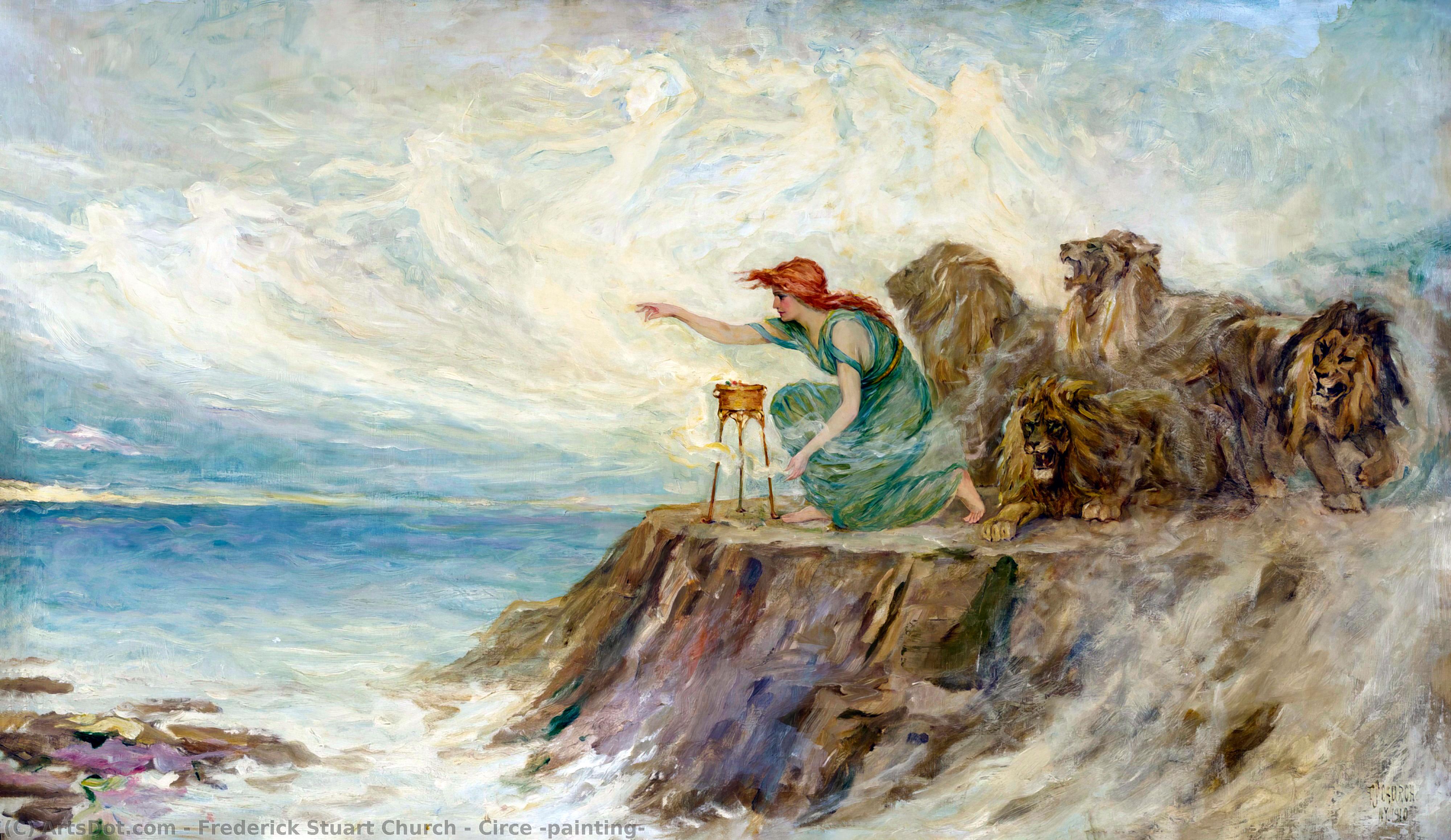 Circe (painting) — Frederick Stuart Church