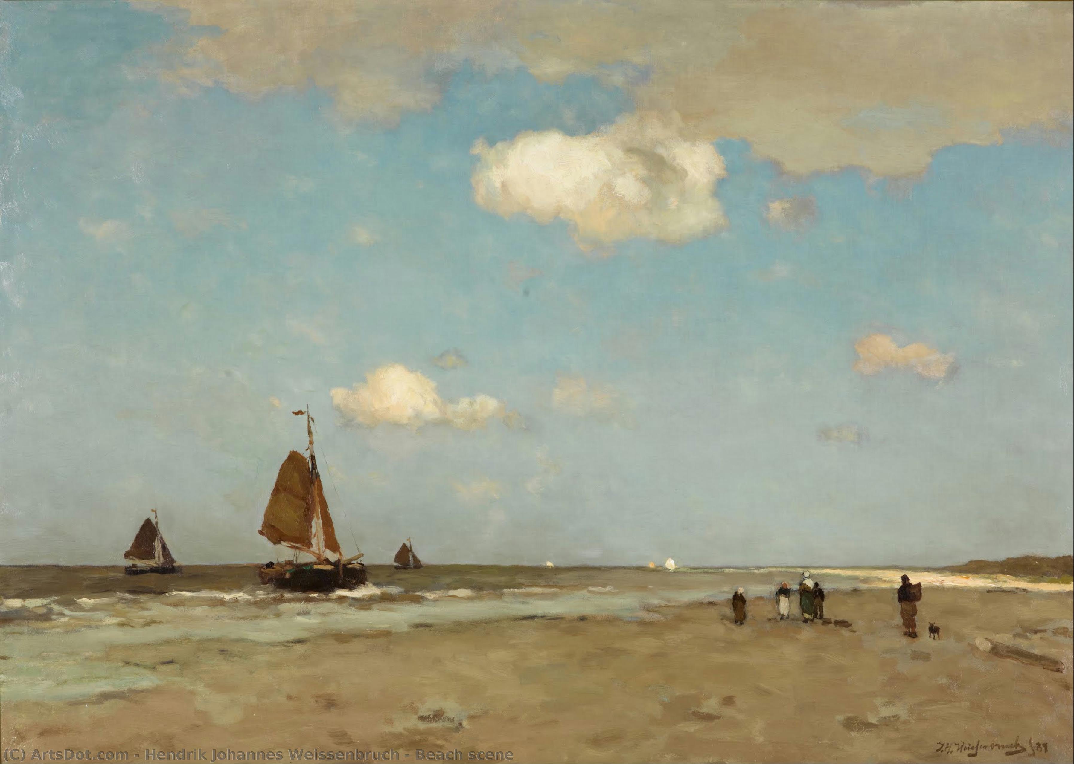 Pláž — Jan Hendrik Weissenbruch