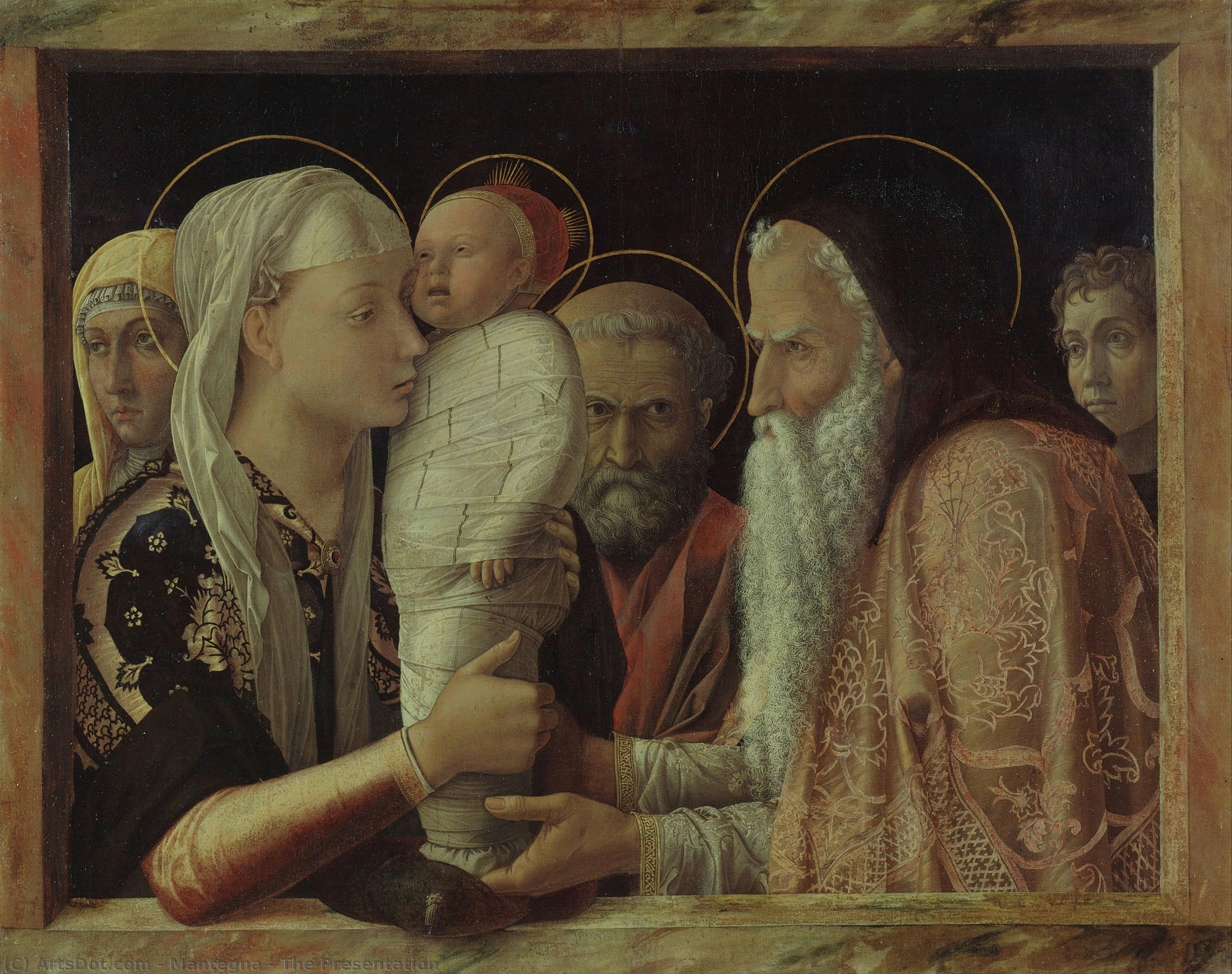Die Darstellung — Andrea Mantegna