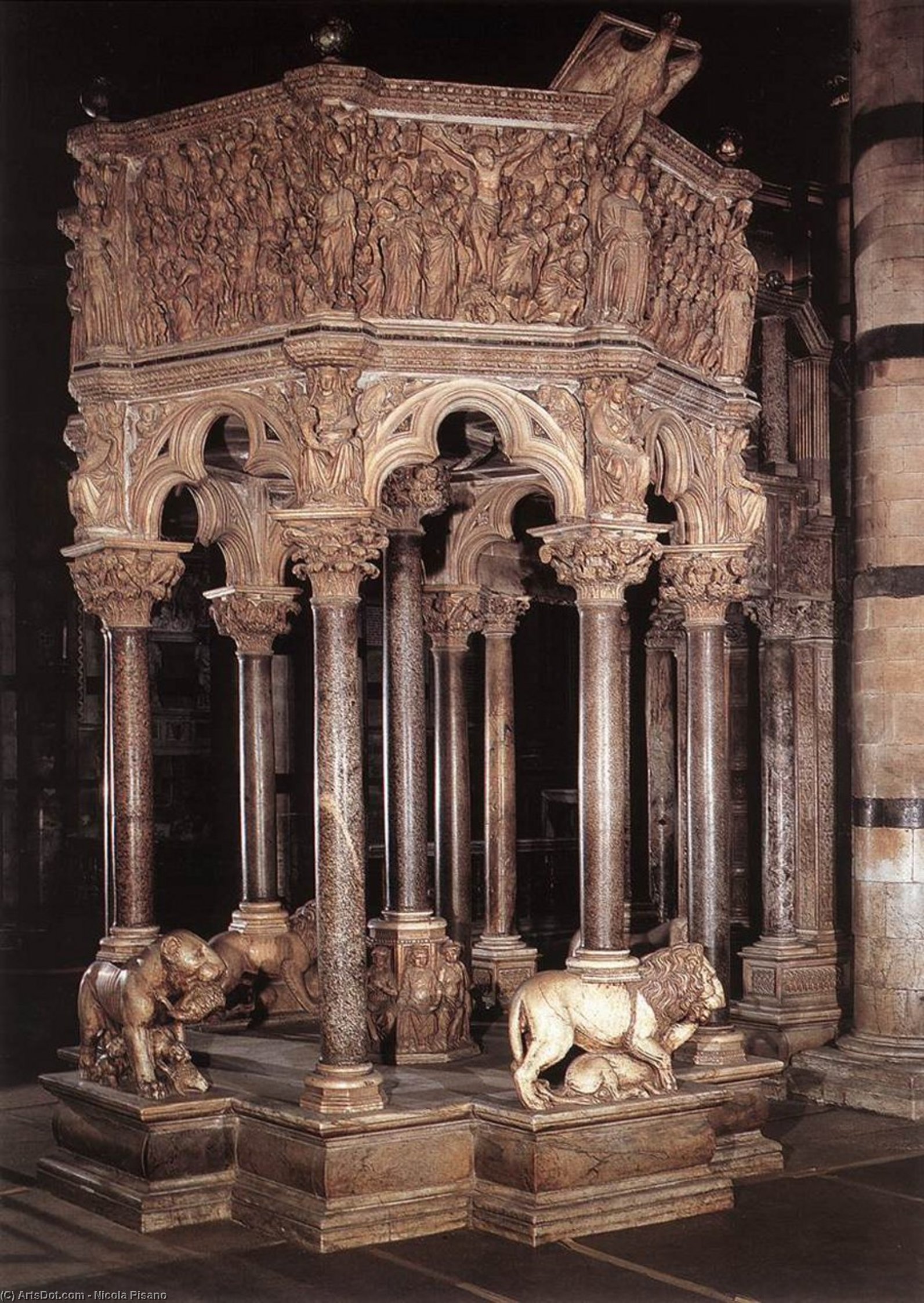Pulpit (8) — Nicola Pisano