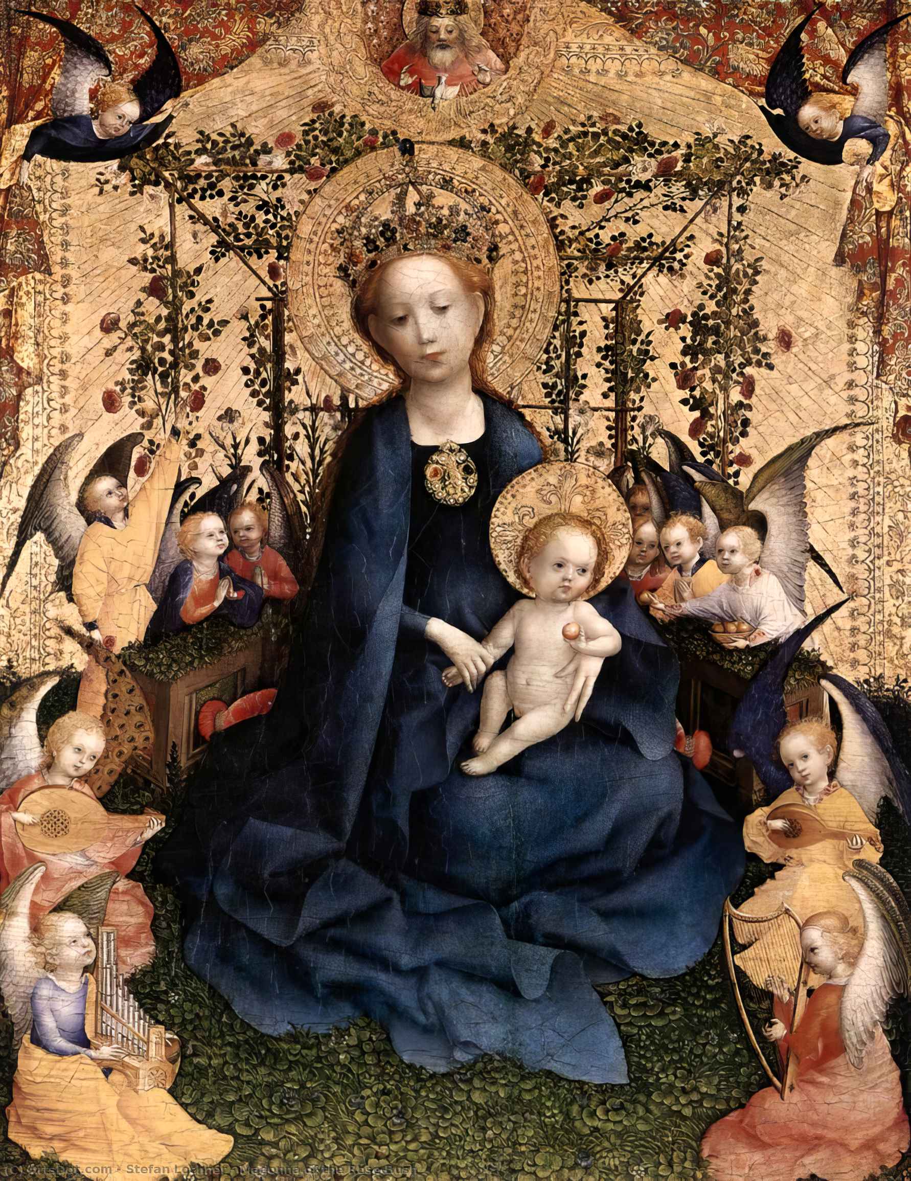 Madonna Del Roseto — Stephan Lochner