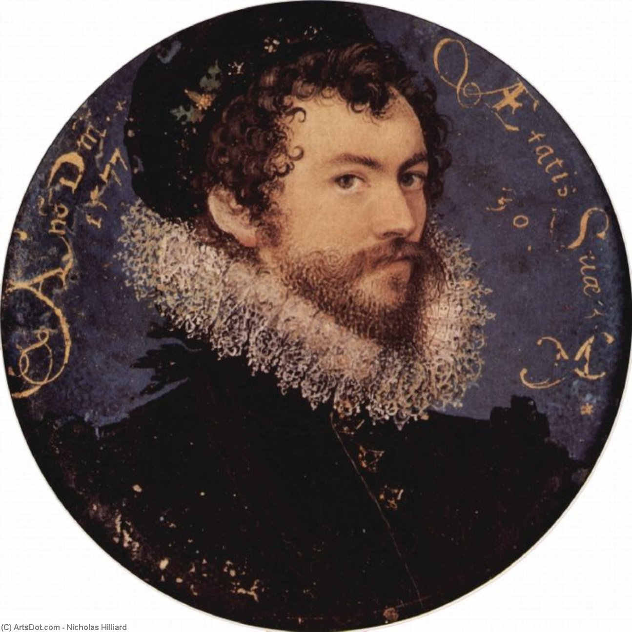 Self-portrait — Nicholas Hilliard