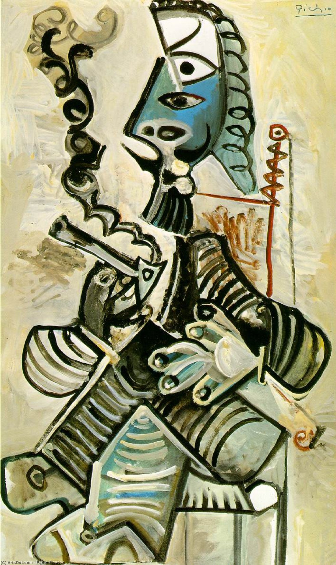 Man With Pipe — Pablo Picasso