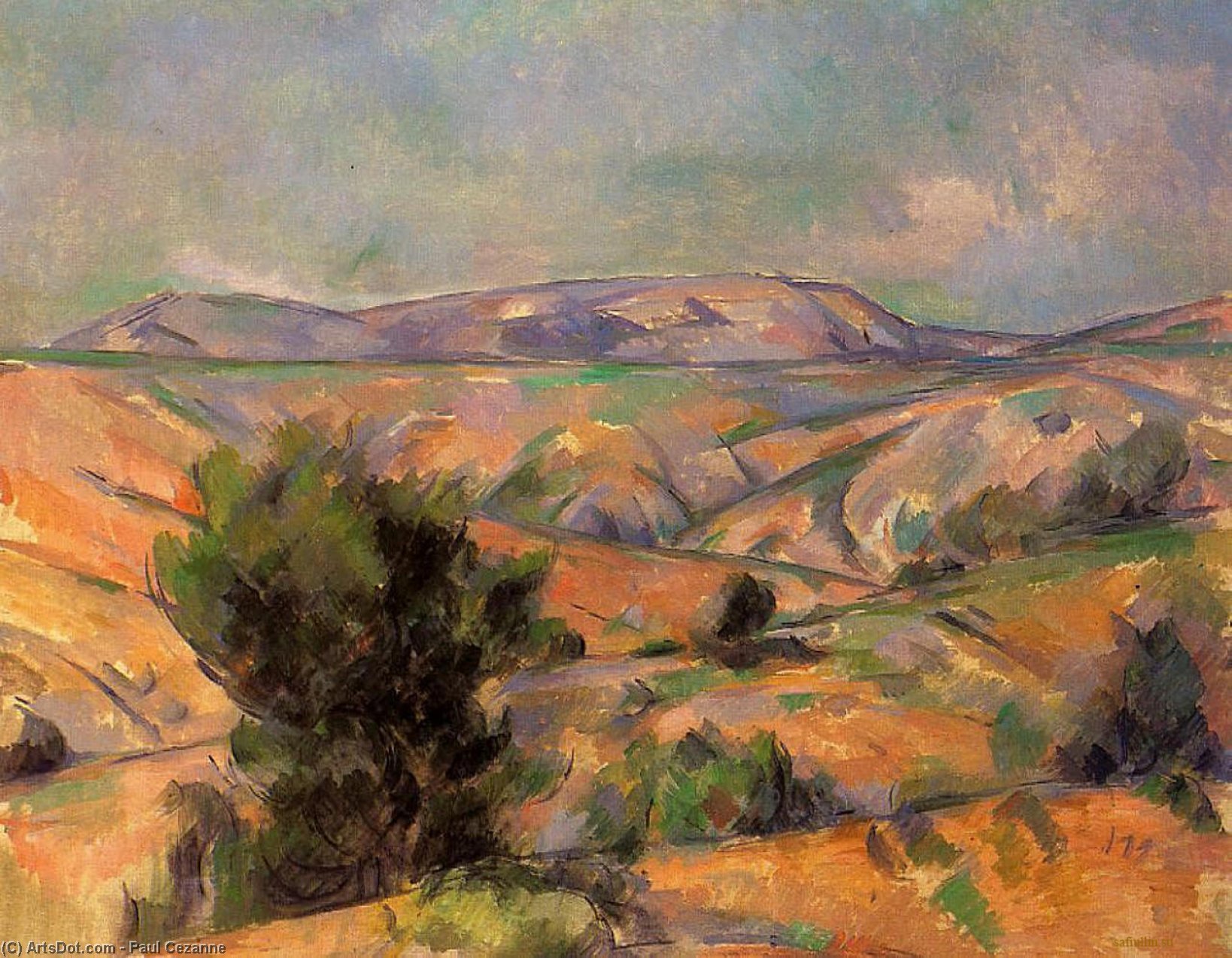 Mount Sainte-Victoire Seen From Gardanne