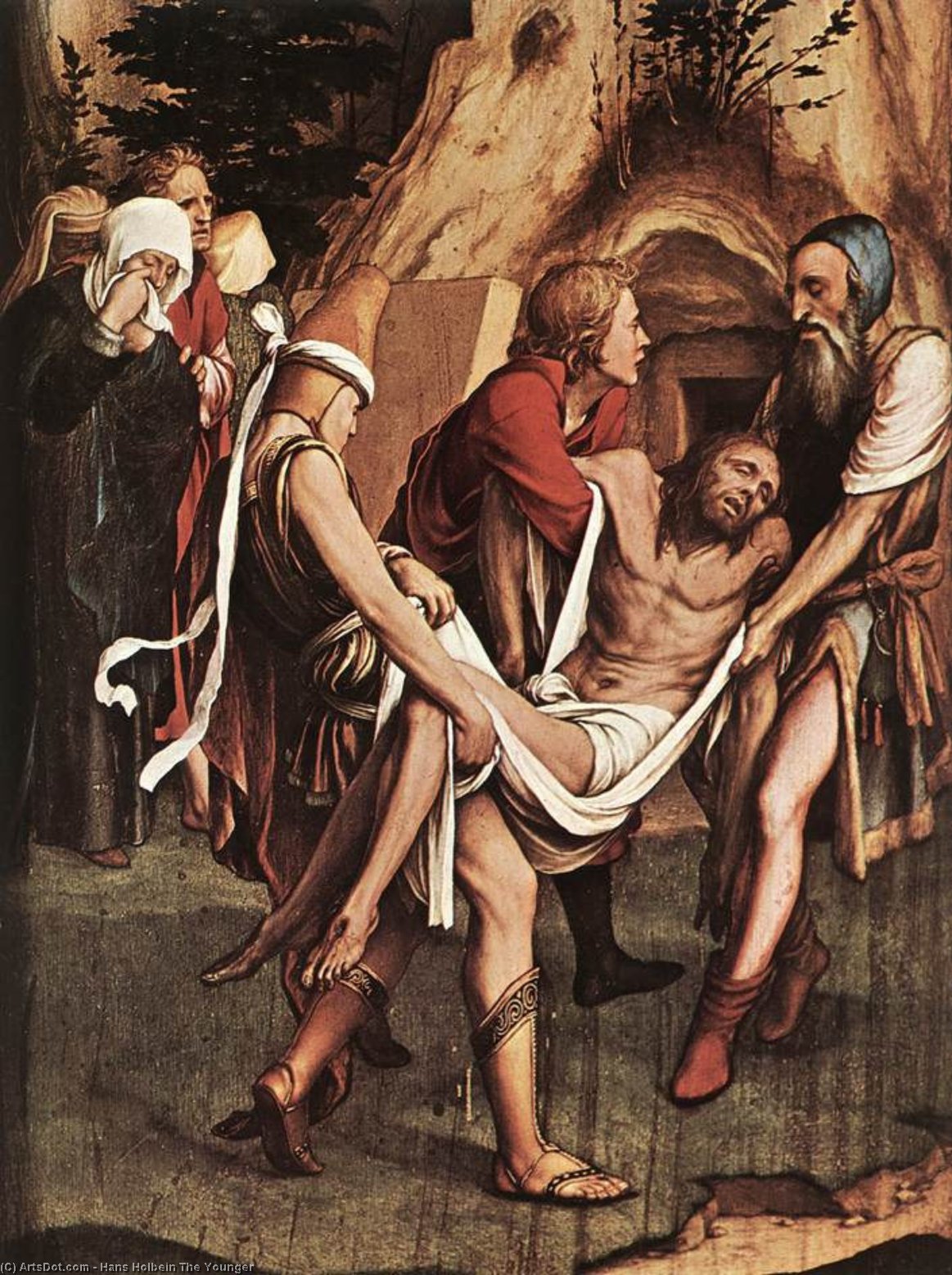 Die Passion [detail] — Hans Holbein Der Jüngere