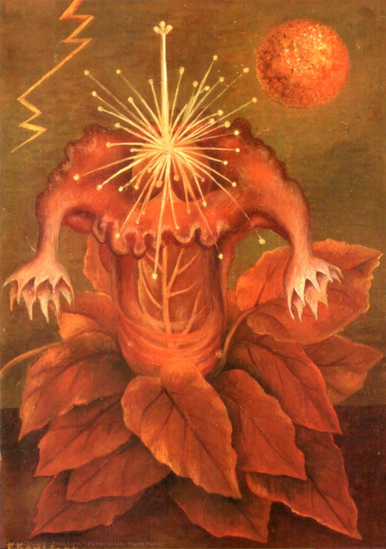 Flor Da Vida (flame Flower) — Frida Kahlo