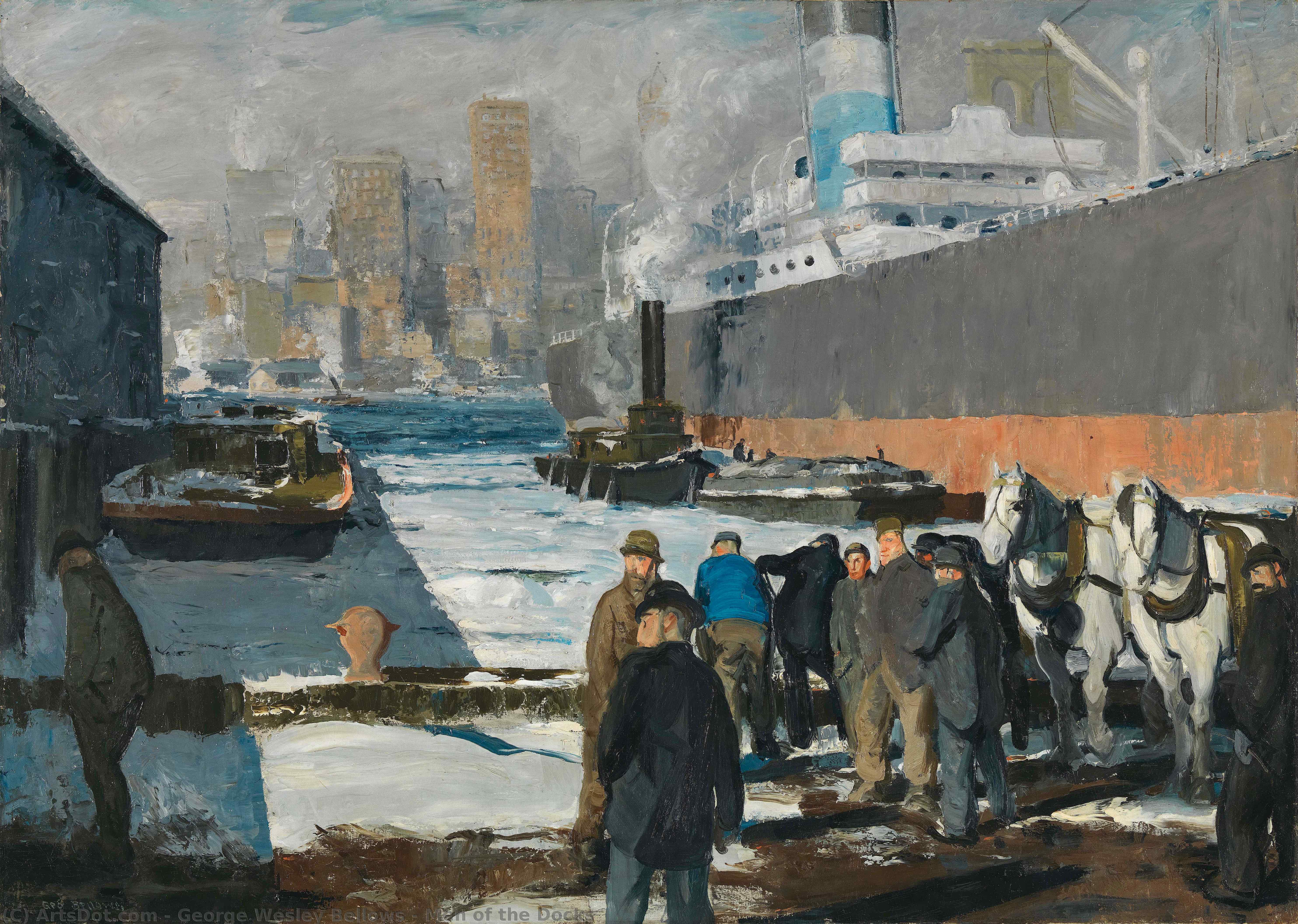 Männer Der Docks — George Wesley Bellows