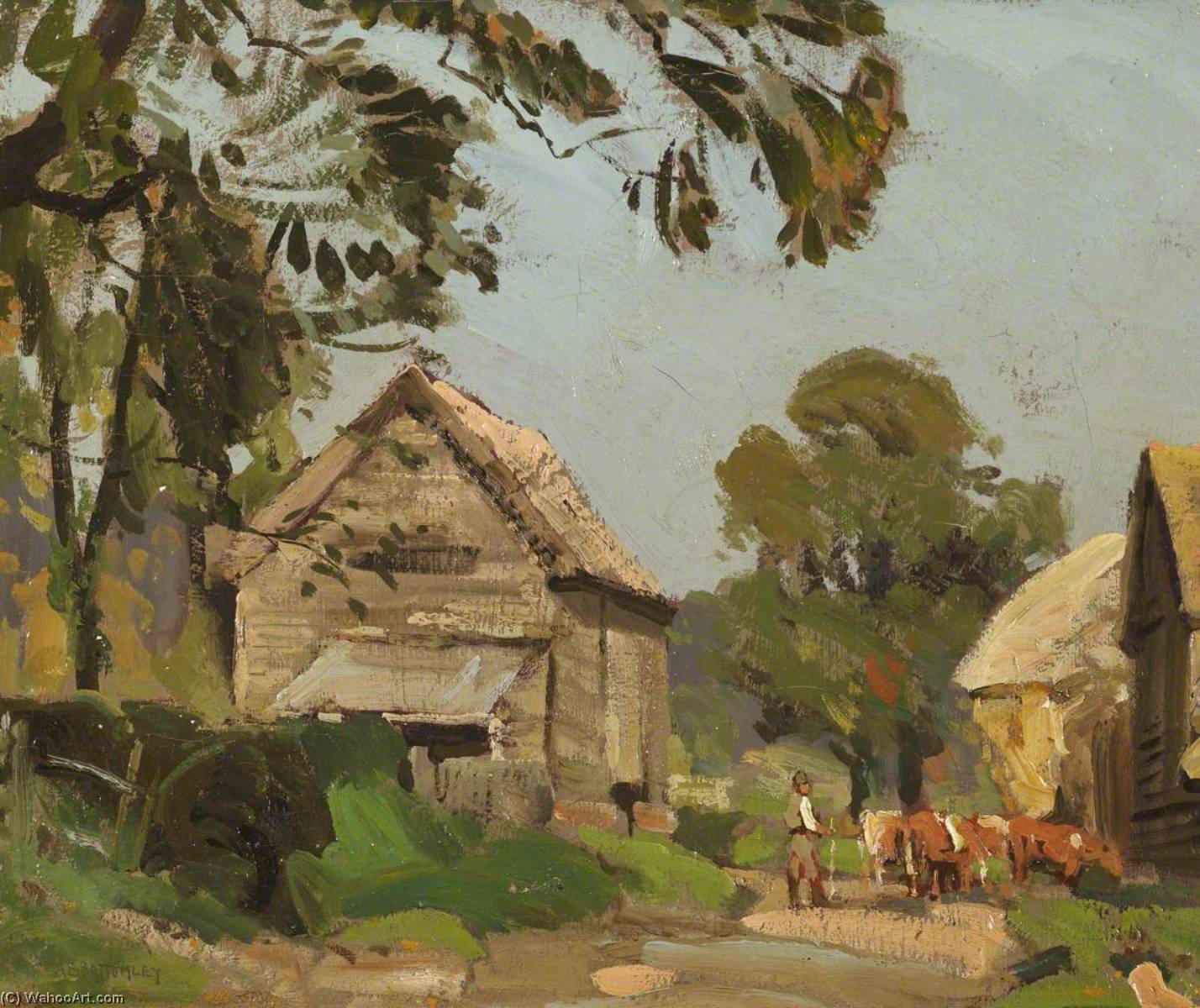 A Farm Road — Albert Ernest Bottomley