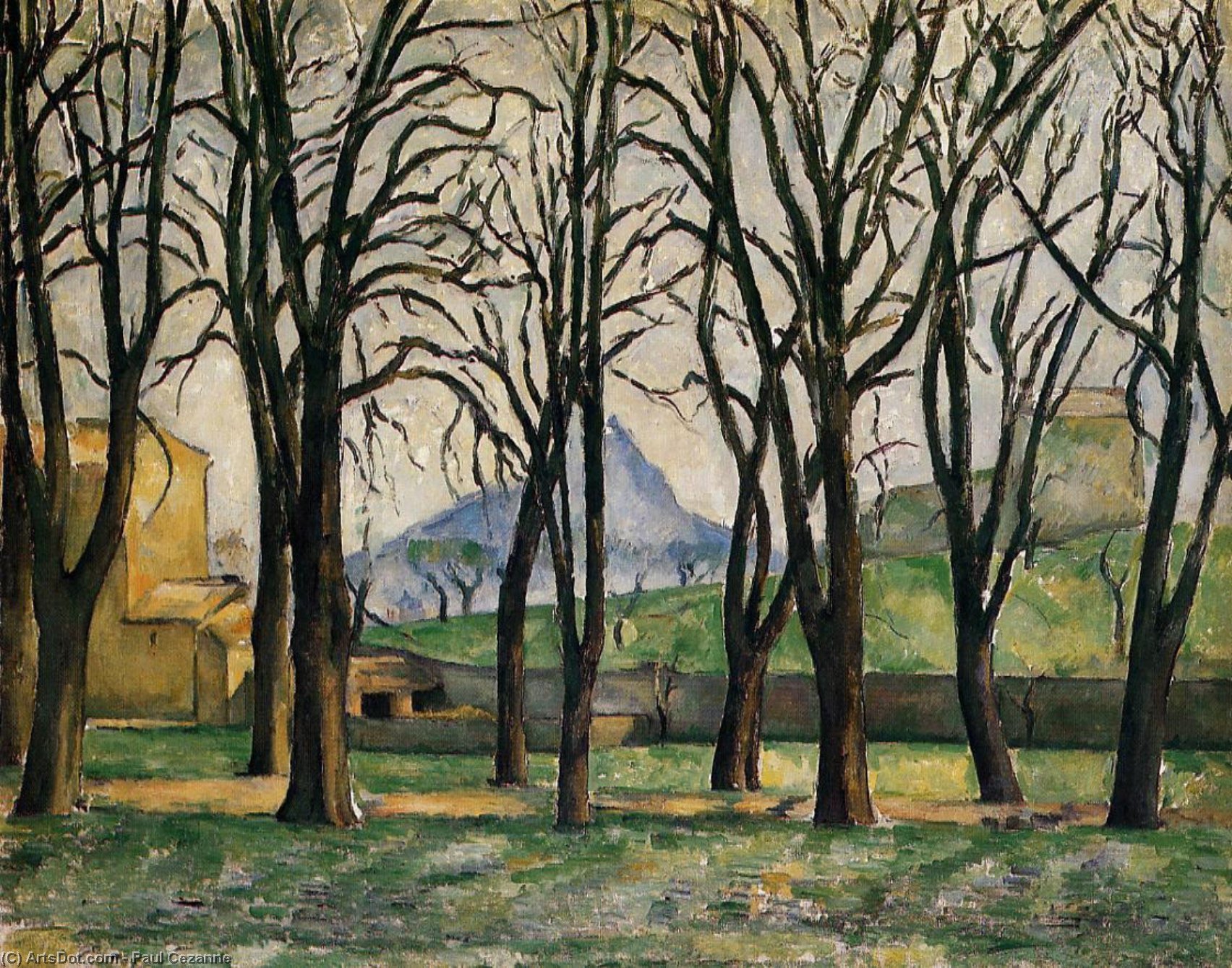 Eichendorf Am Jas De Bouffan — Paul Cézanne