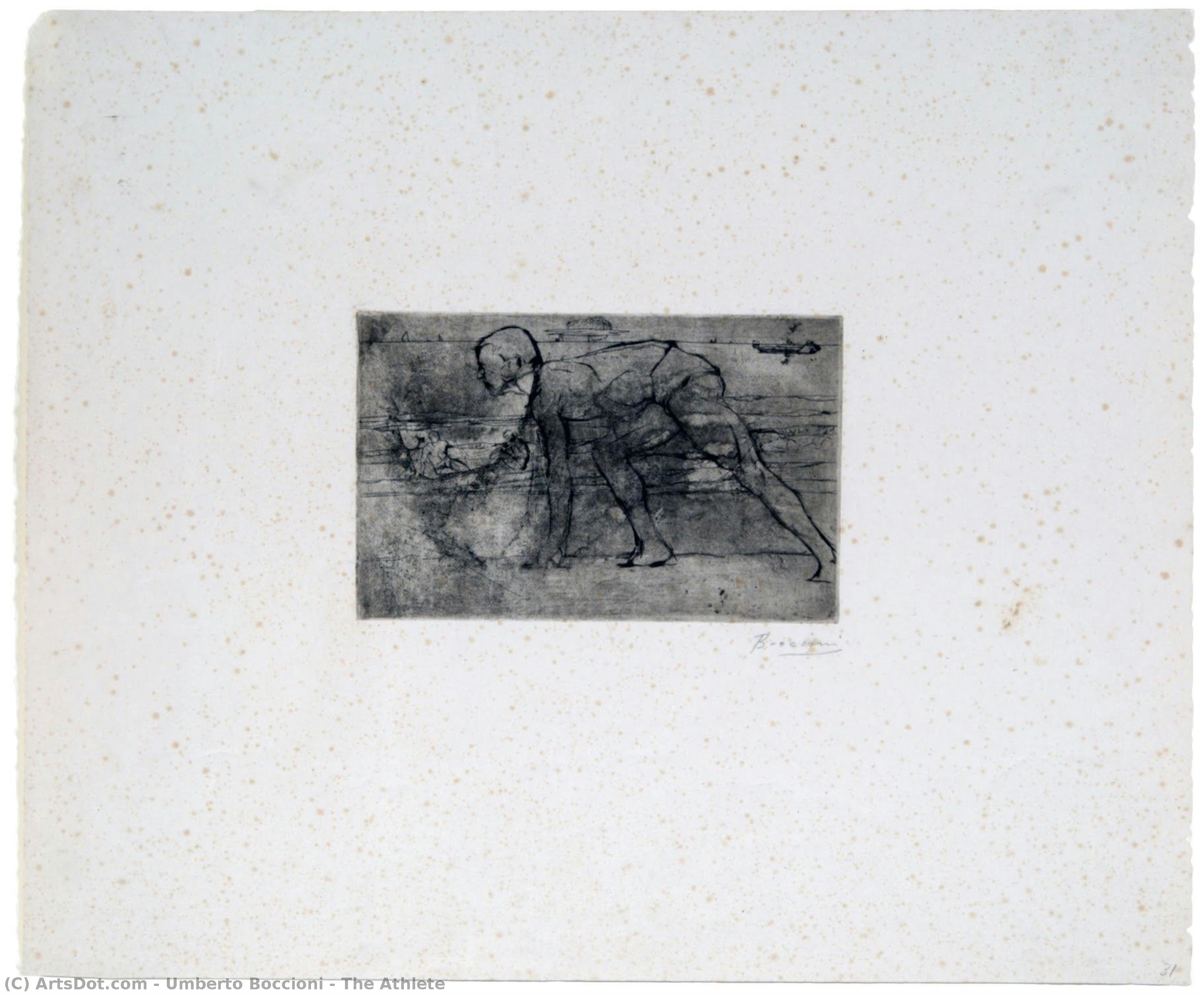 L'atleta — Umberto Boccioni