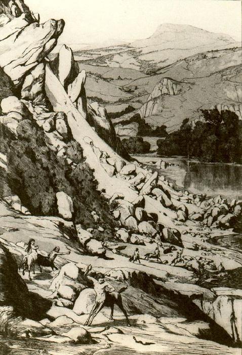 Rockfall — Max Klinger