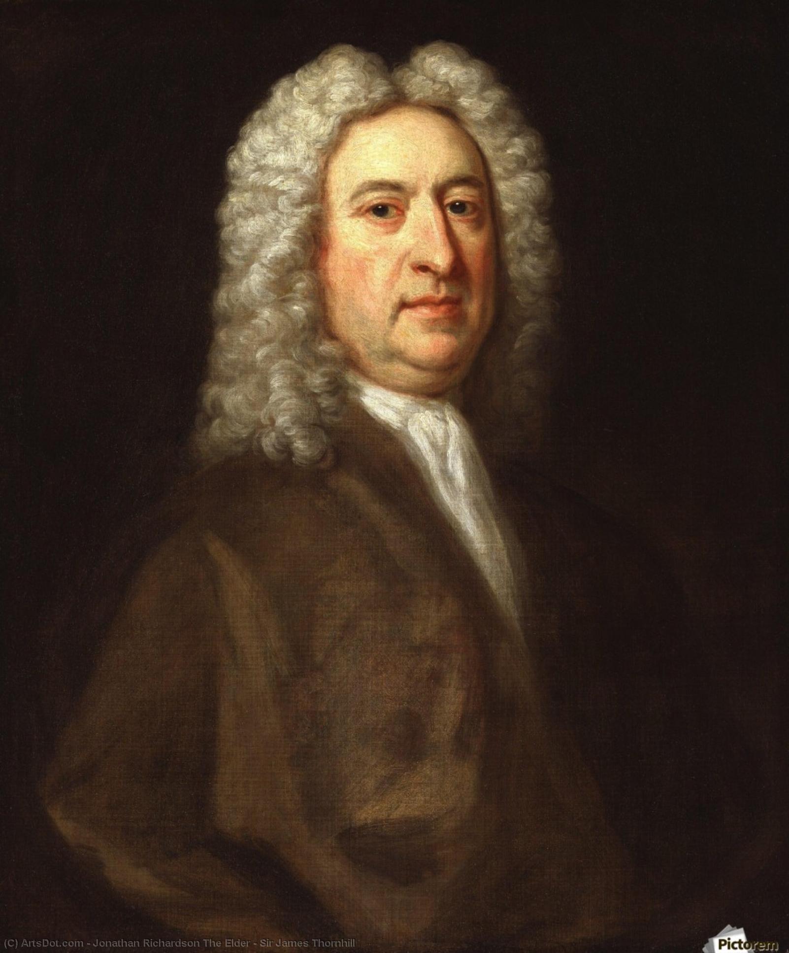 Sir James Thornhill — Jonathan Richardson Den Ældre