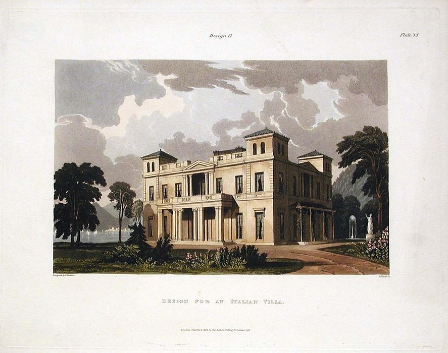 Design For An Italian Villa — 罗伯特·哈维尔