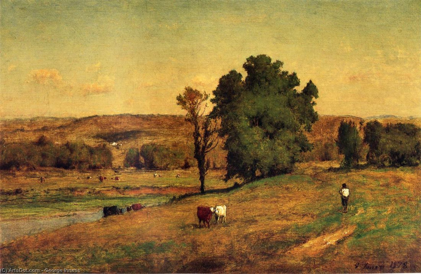 Landscape With Figure — جورج إينيس