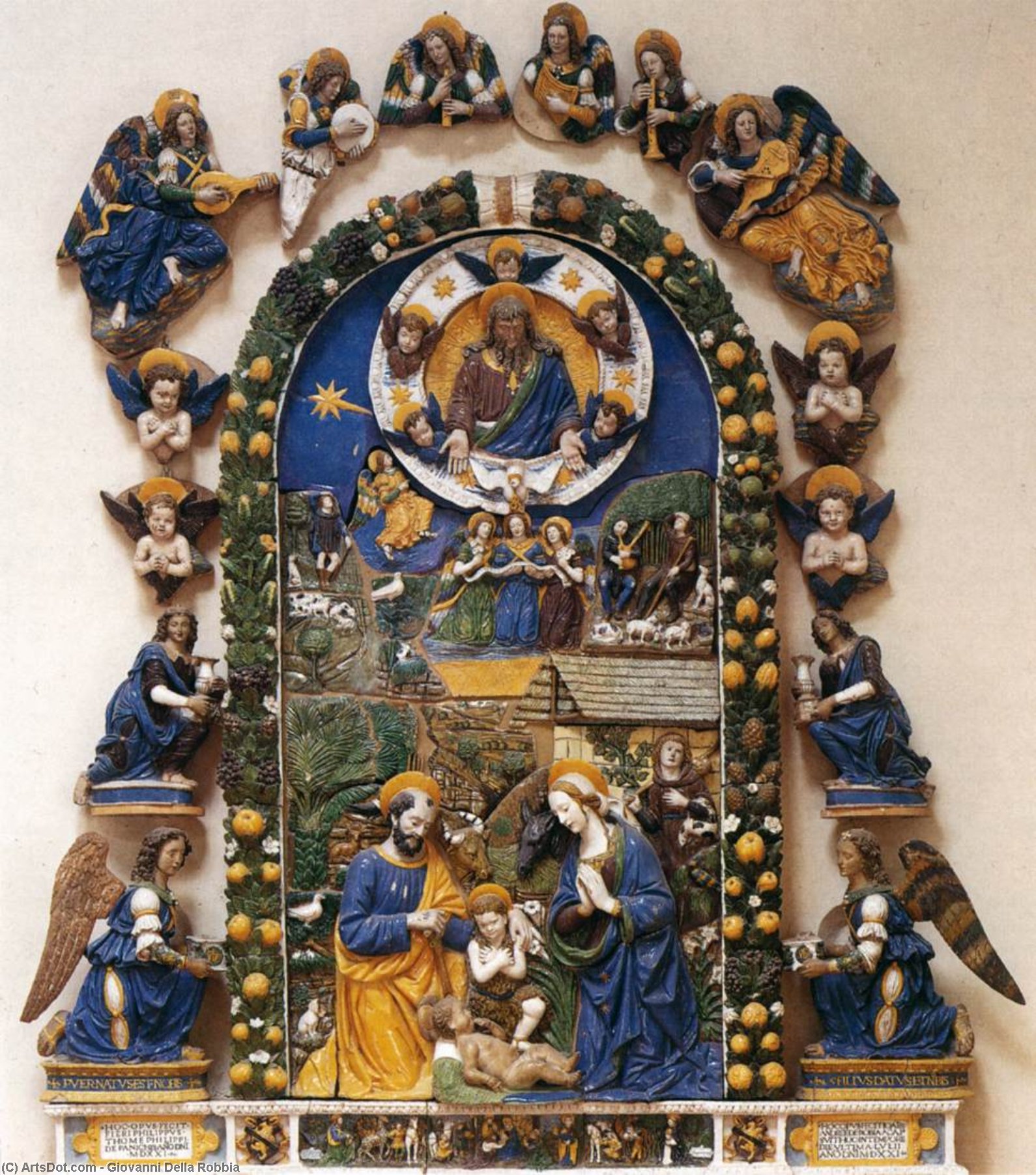 Nativity — Giovanni Della Robbia
