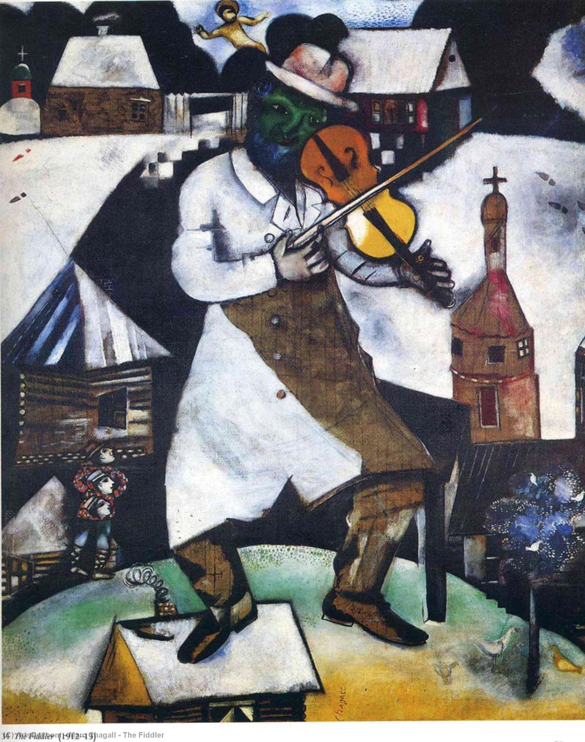 Der Geigelehrer — Marc Chagall