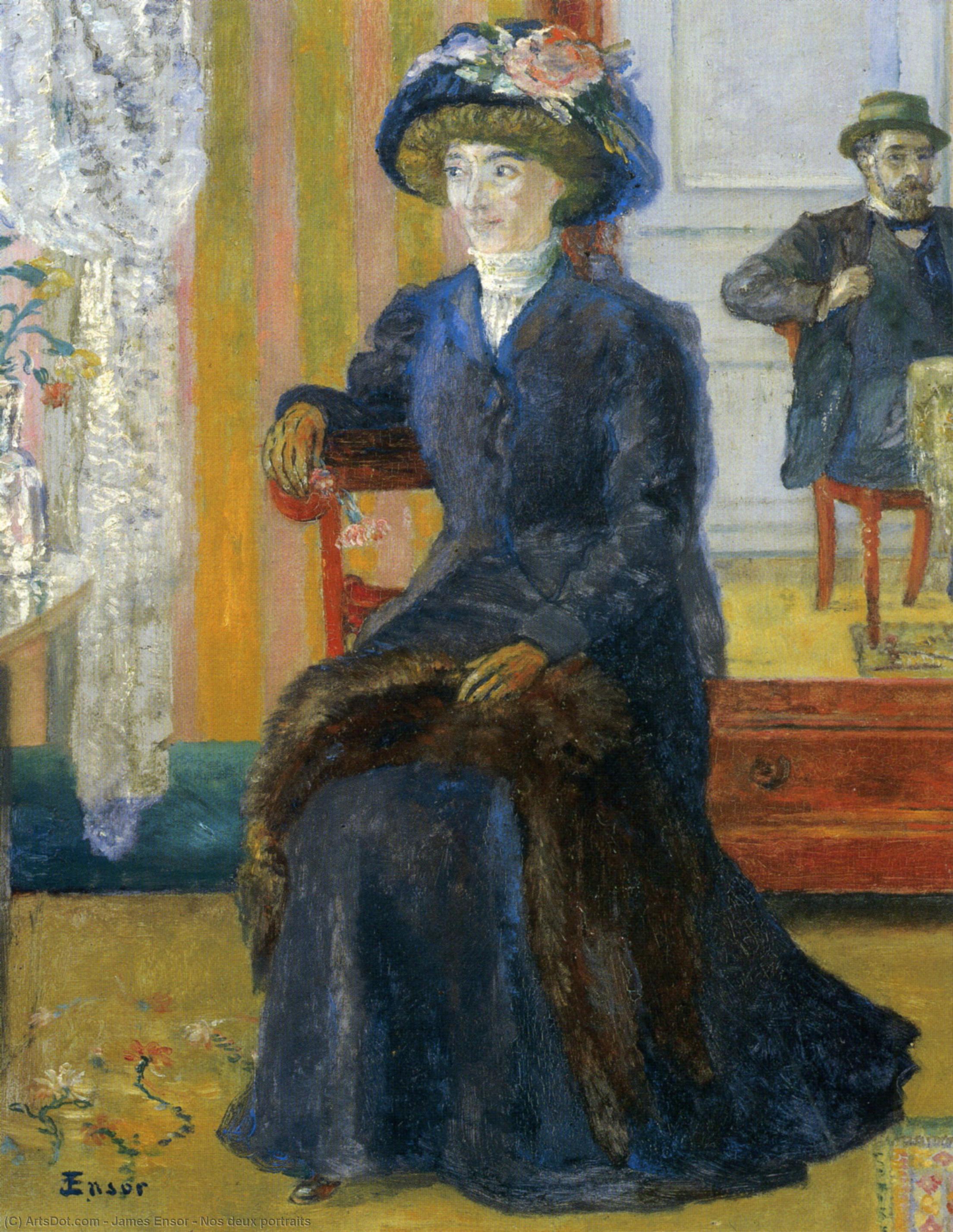 Nos Deux Portraits — James Ensor