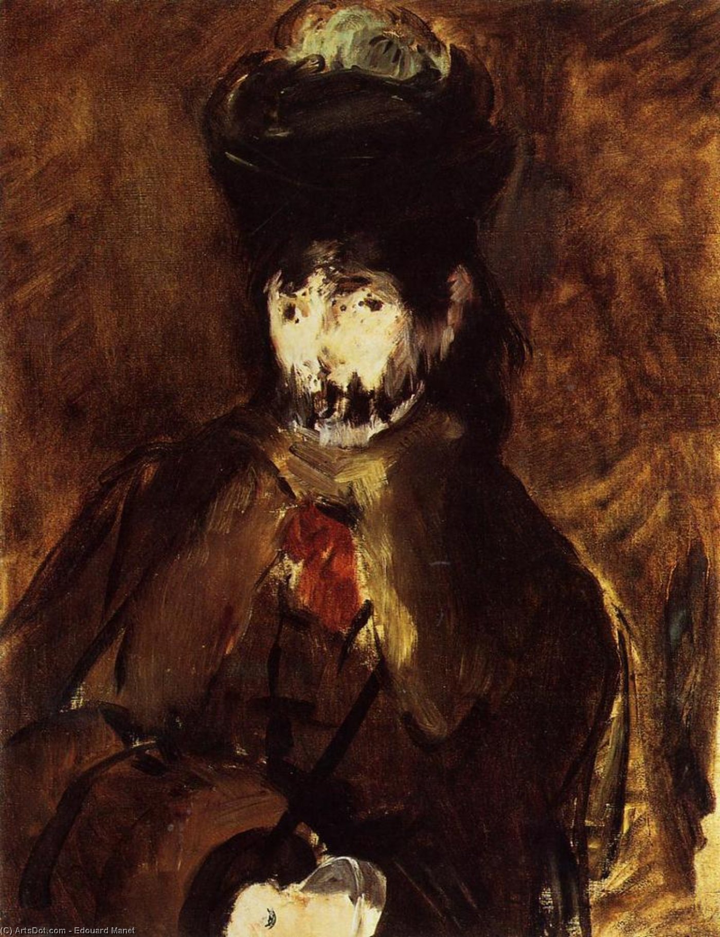 A Veiled Young Woman — Édouard Manet