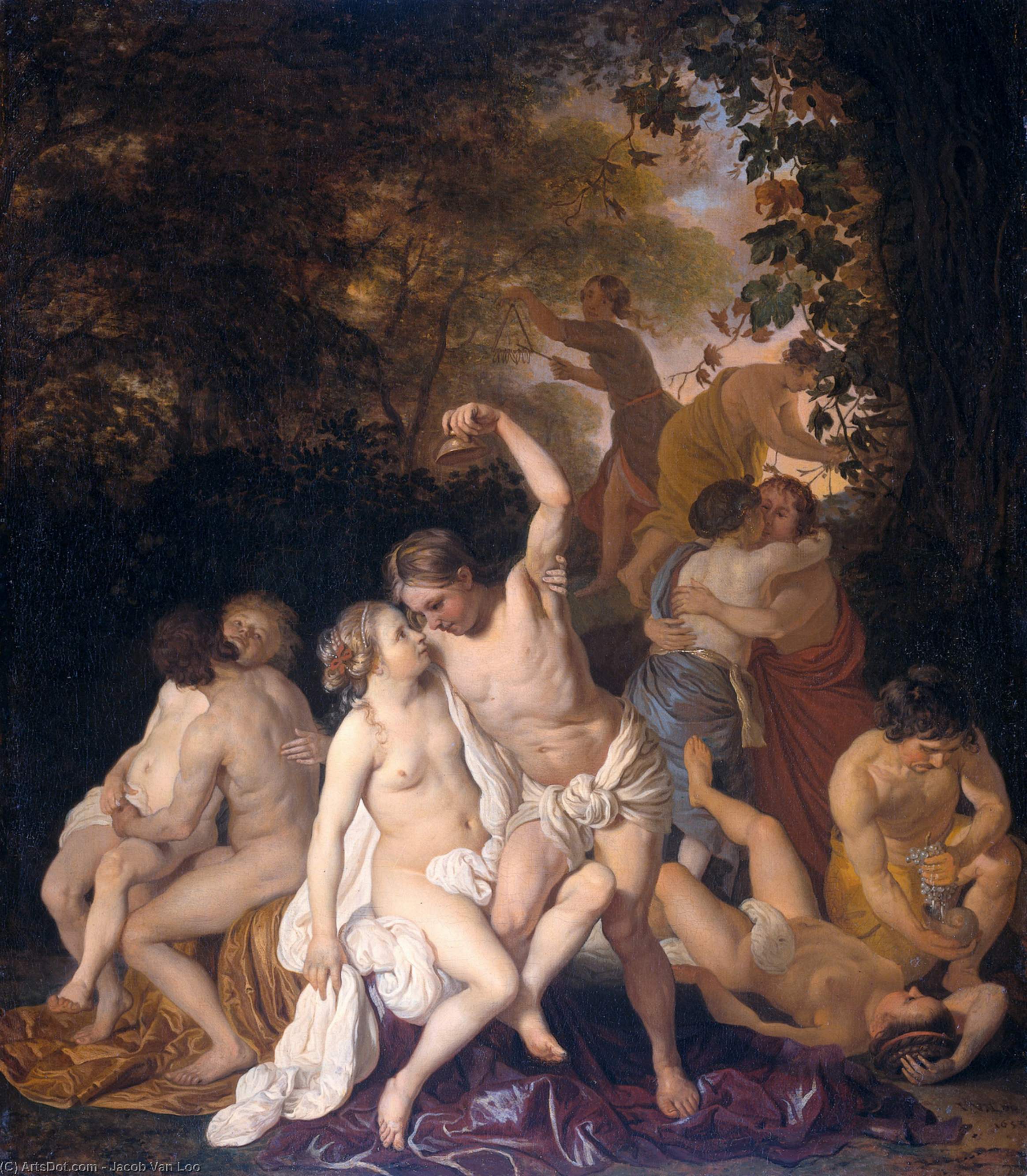 Bacchic Scene — Jacob Van Loo