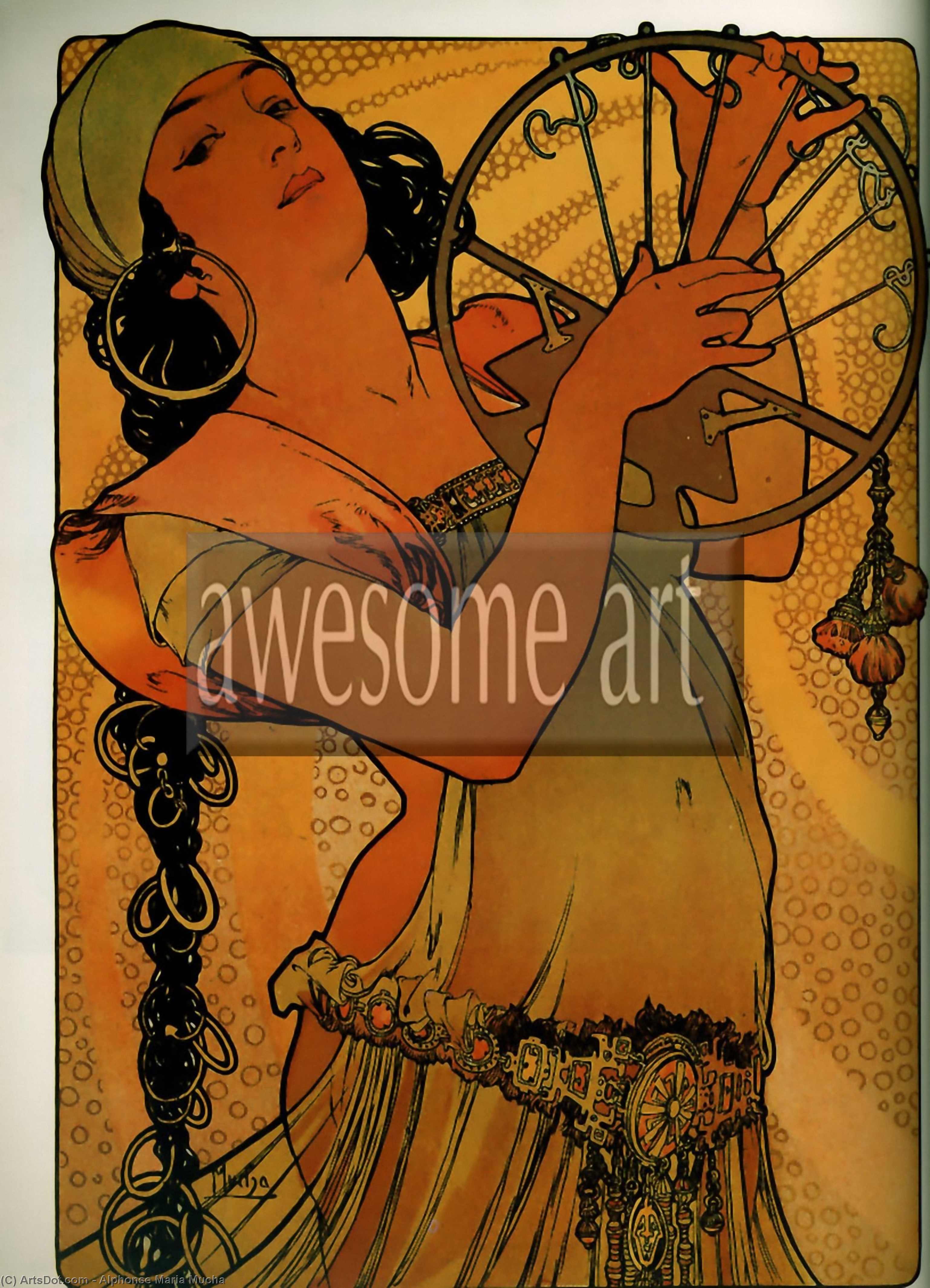 Salome-lithografie — Alphonse Maria Mucha