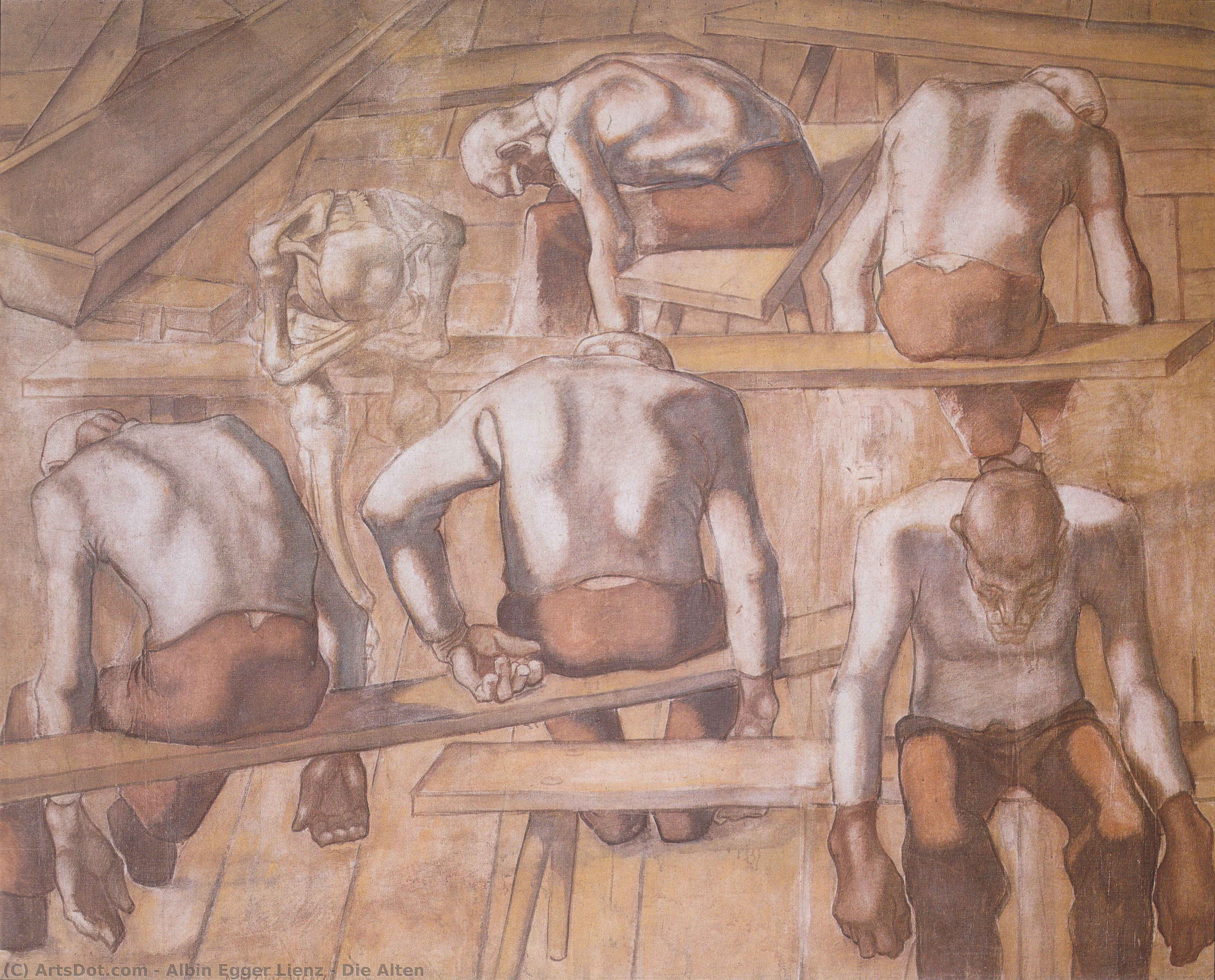 Die Alten — Albin Egger-lienz