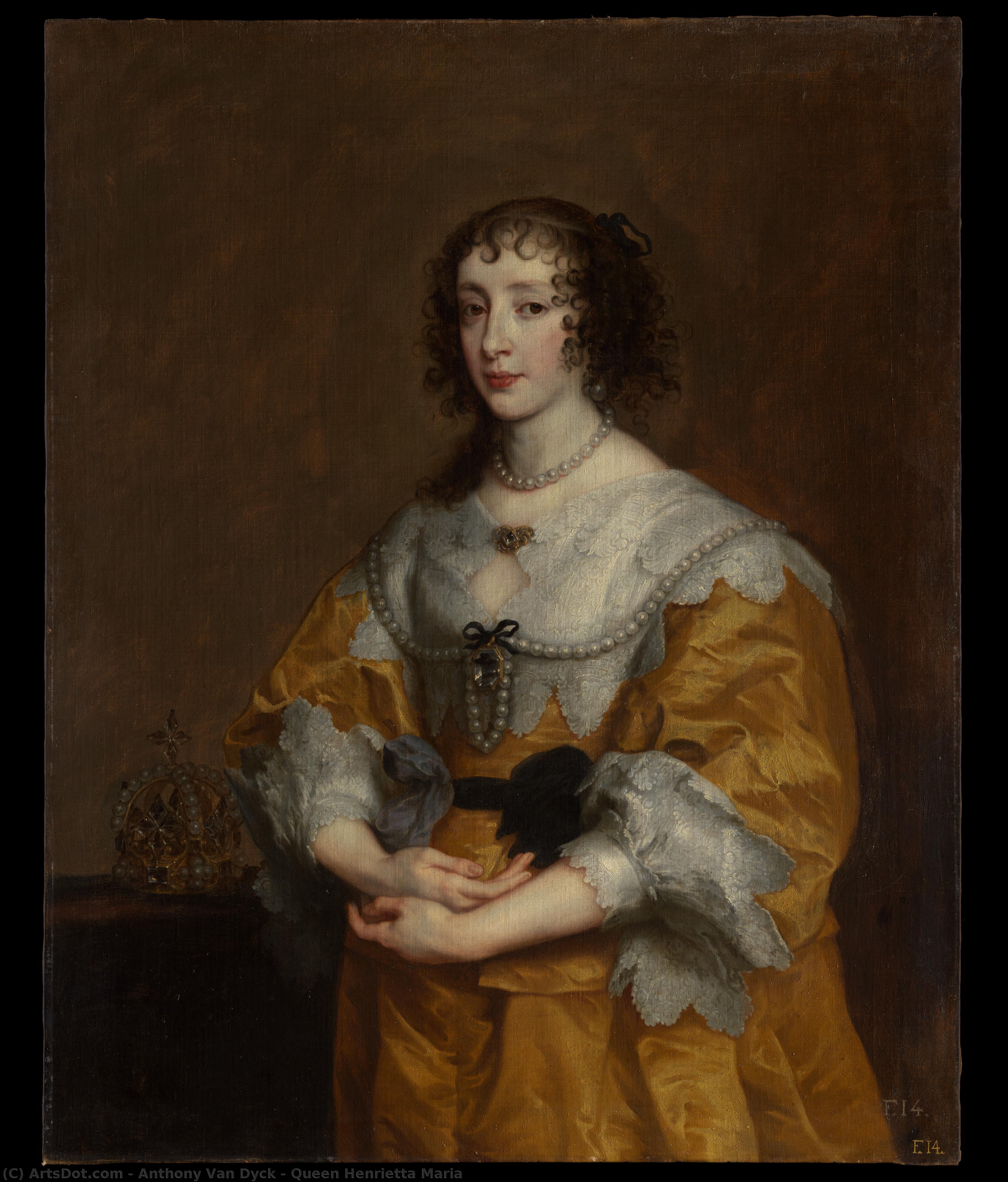 Regina Henrietta Maria — Sir Anthony Van Dyck