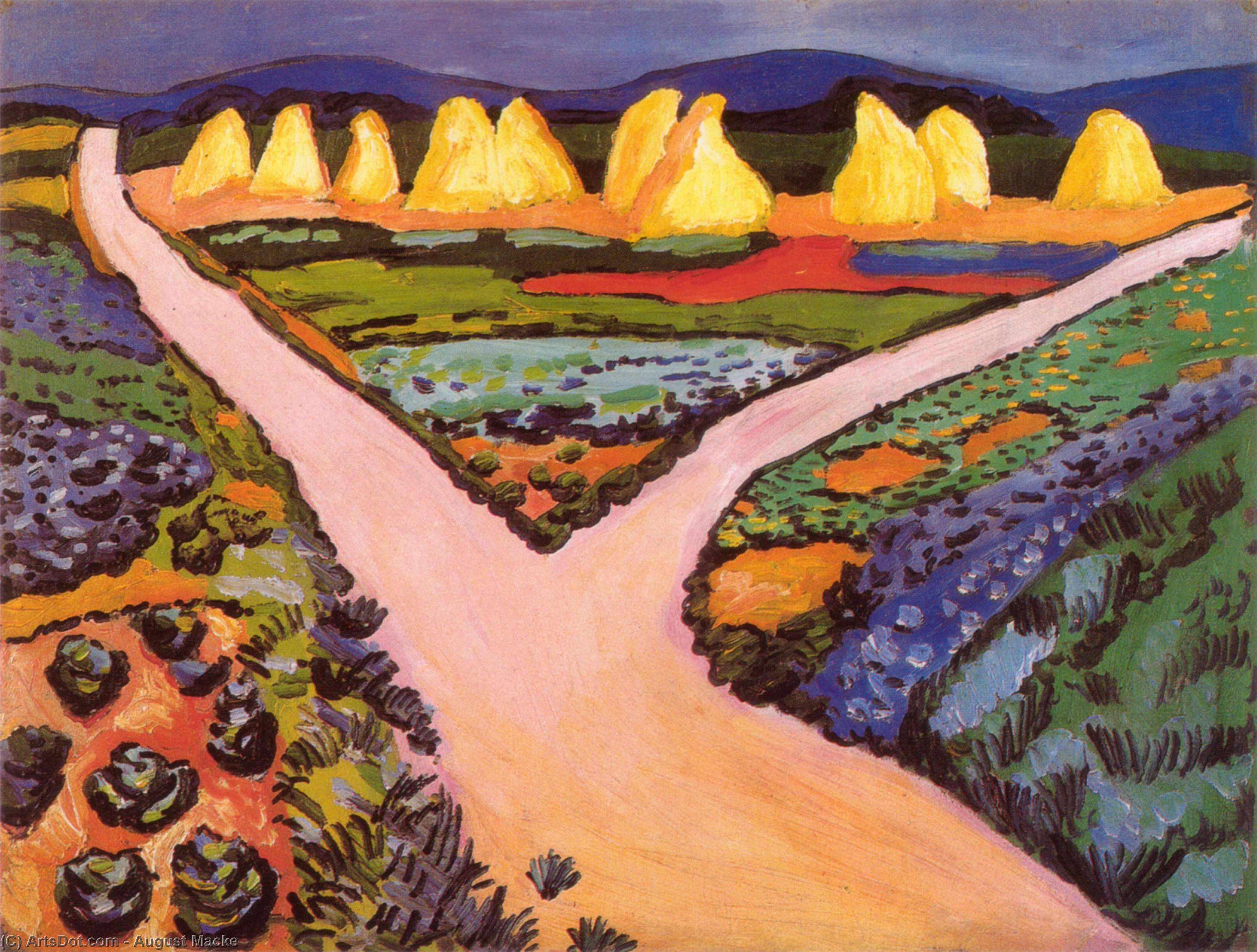 Vegetable Fields — 奥古斯特·马克 (àogùsītè·mǎkè)