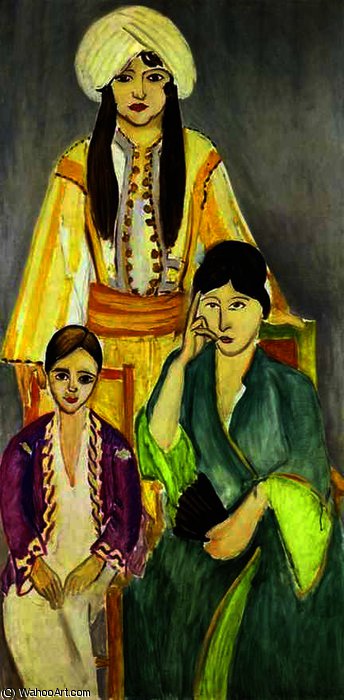 Tres Hermanas (triptico - Parte Central) — Henri Matisse