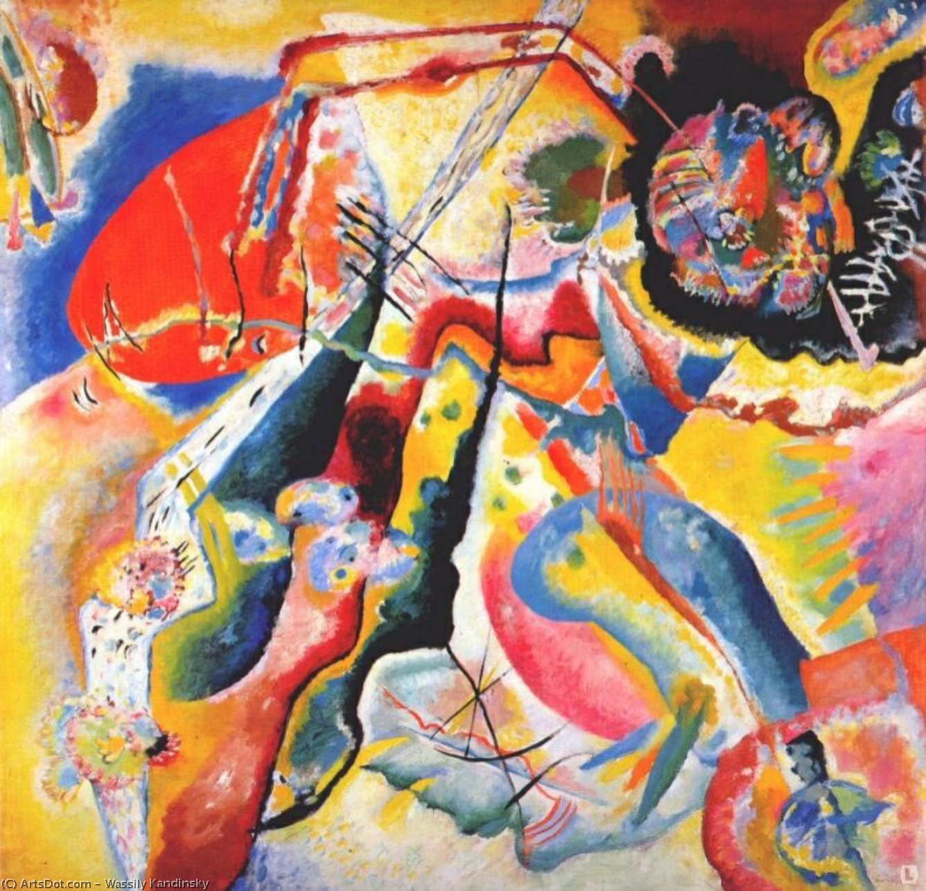 Punane Täpi Maal — Vasili Vassiljevich Kandinski