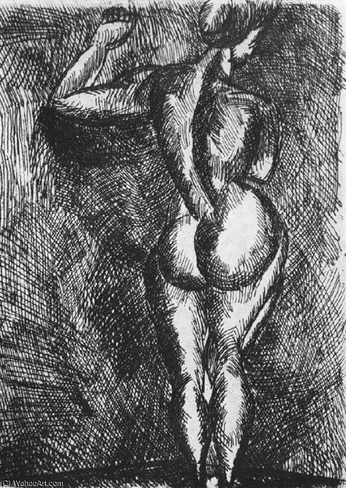 Standing Nude — József Nemes Lamperth