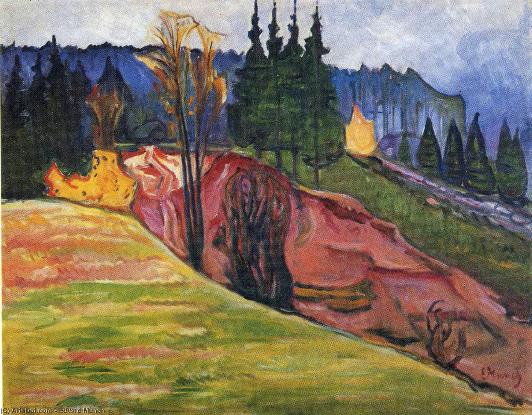 De Thuringewald — Edvard Munch