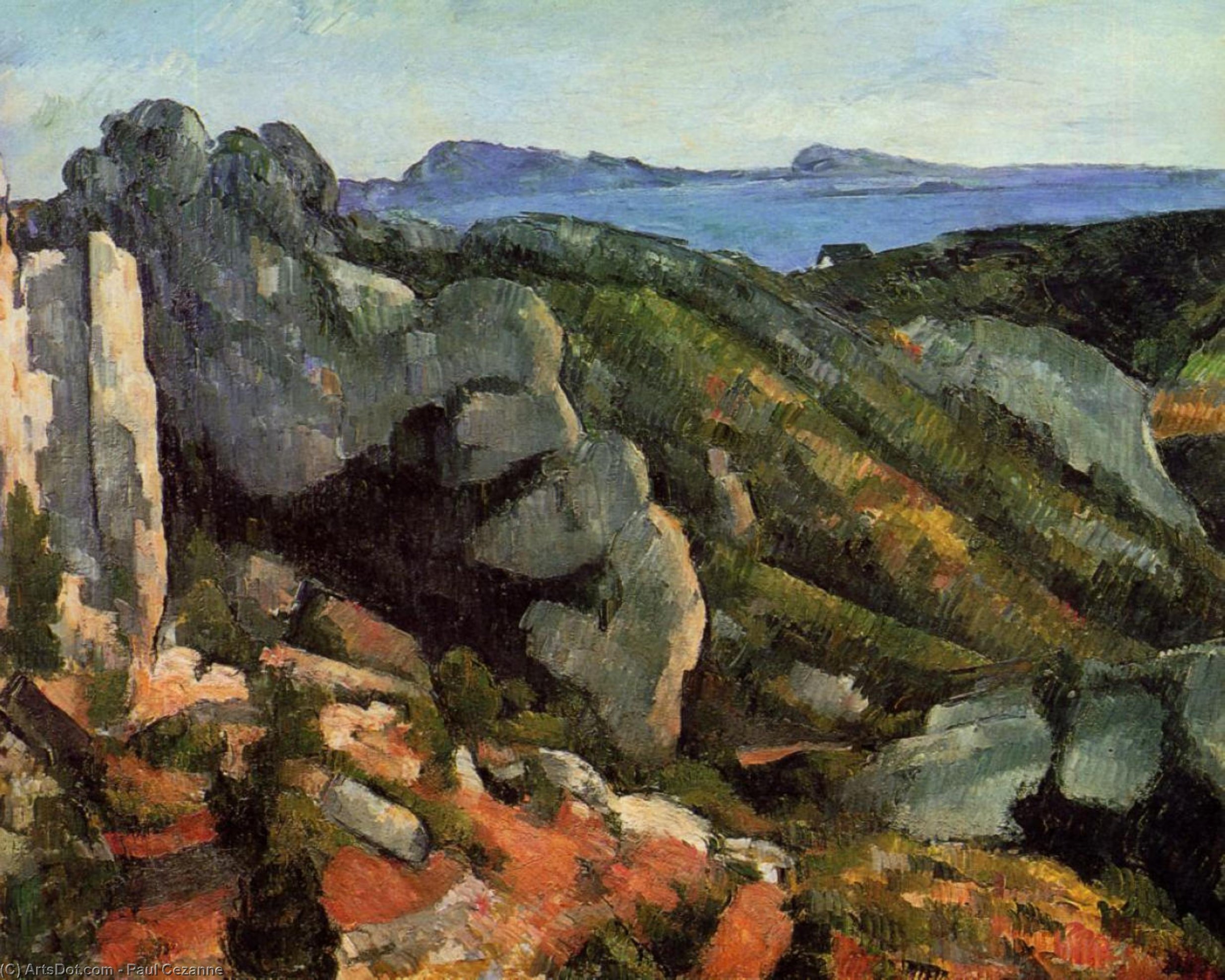 Kameny L'estaque — Paul Cézanne
