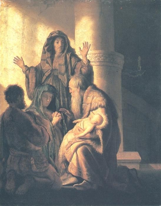 Presentation In The Temple — Rembrandt Van Rijn
