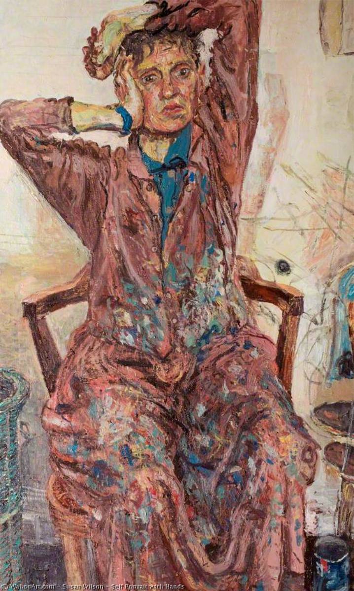Self Portrait With Hands — Susan Wilsonová