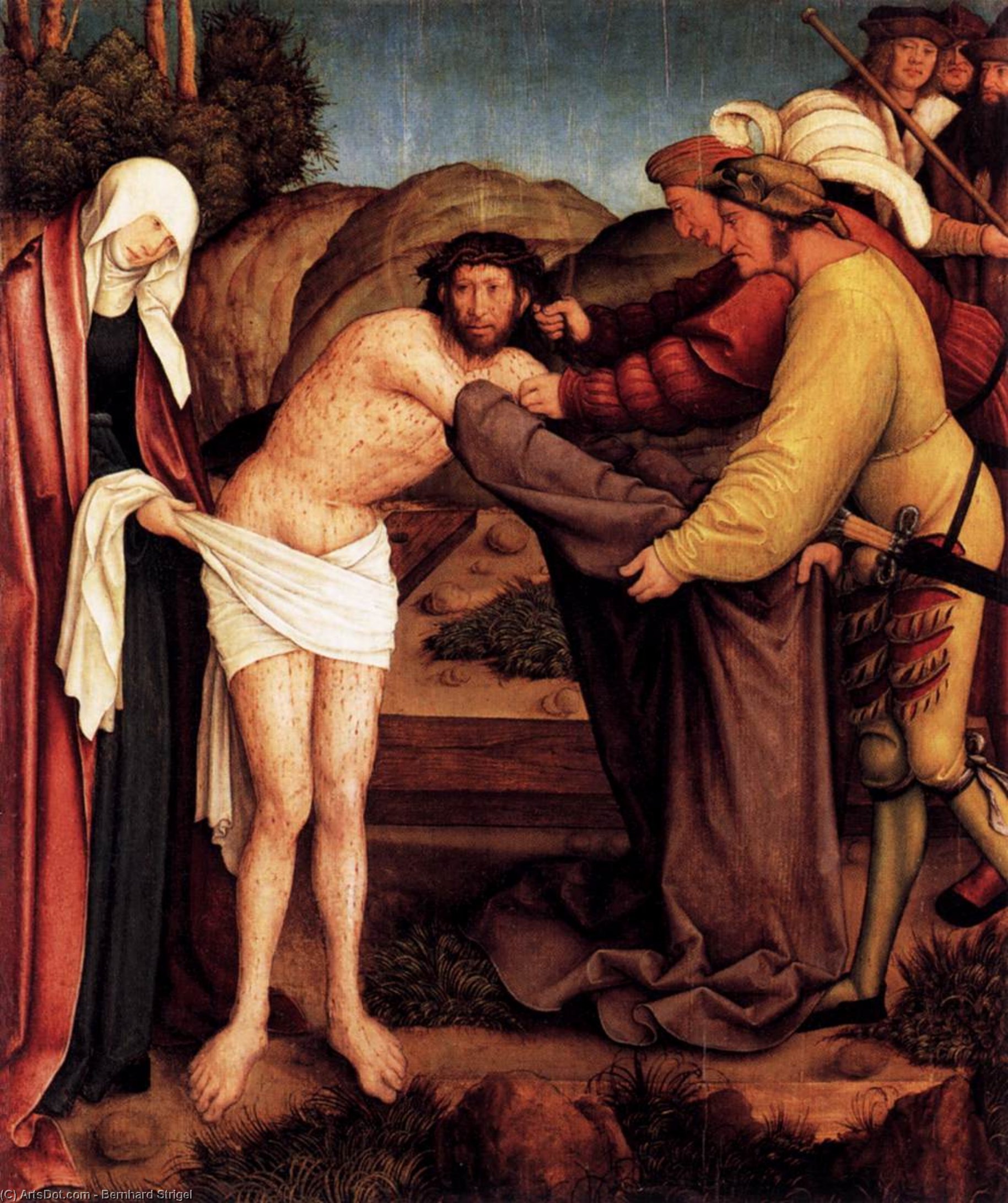 Entkleidung Christi — Bernhard Strigel