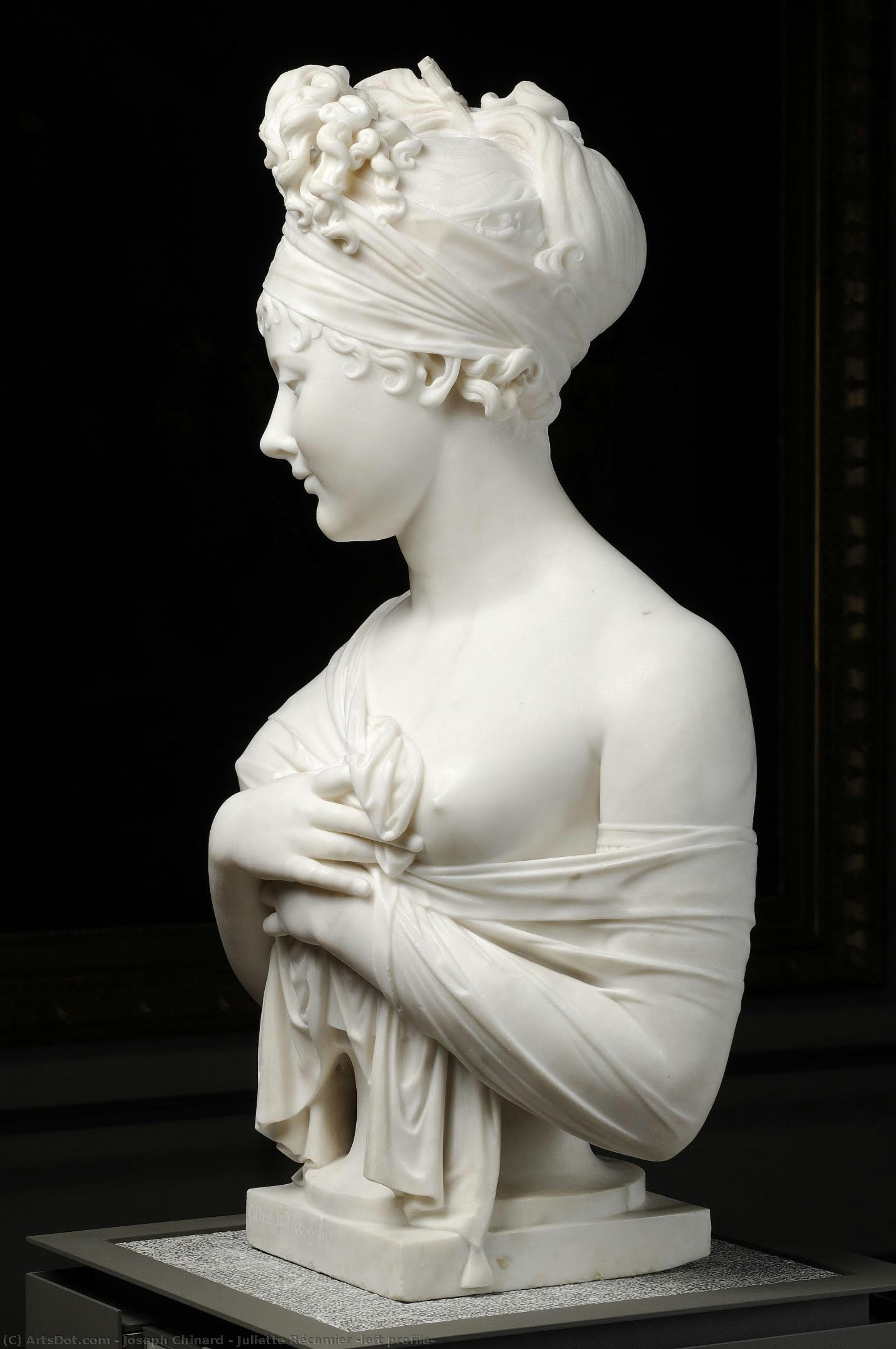 Juliette Récamier (left Profile) — Joseph Chinard