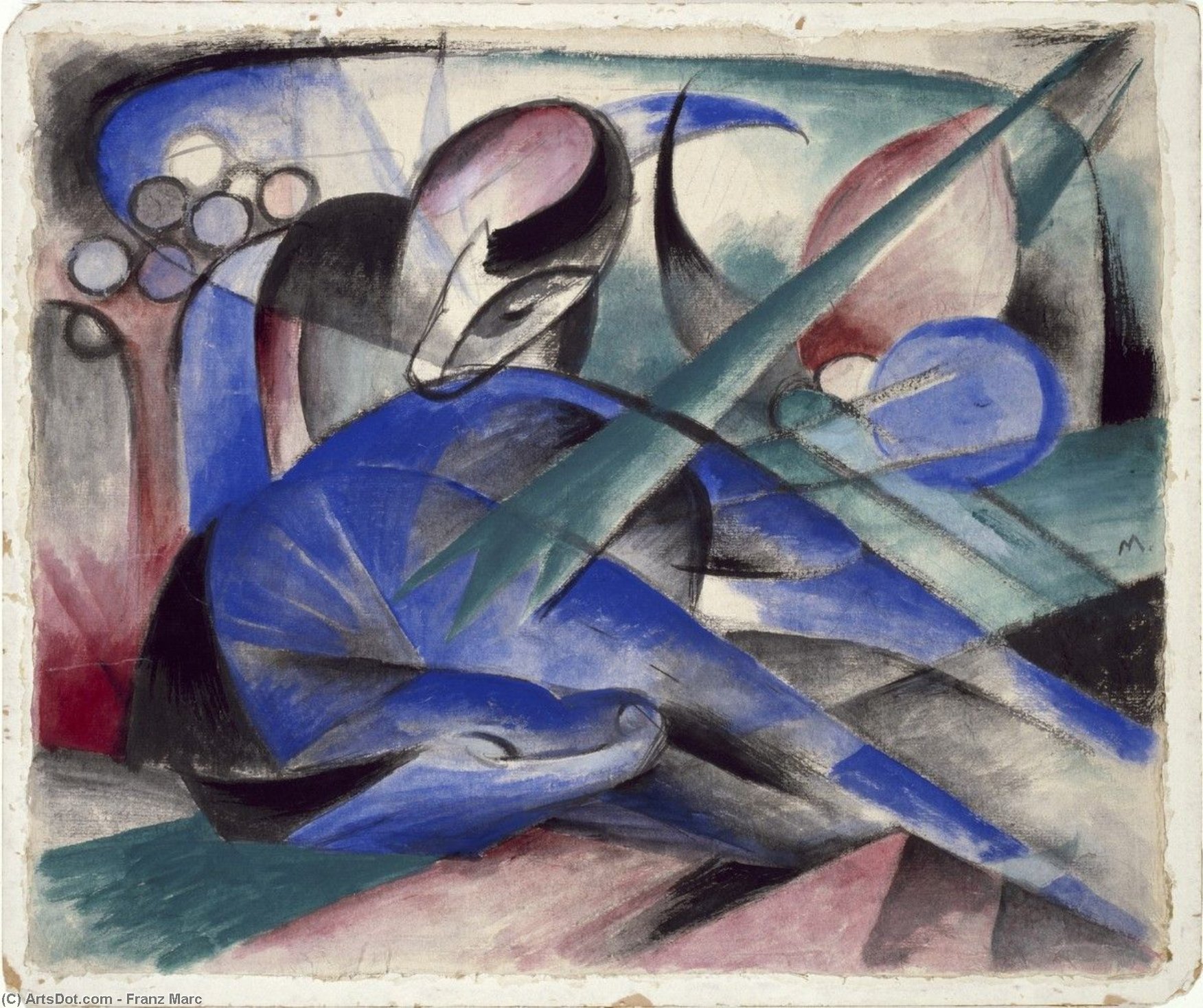 Cavallo Dormiente — Franz Marc