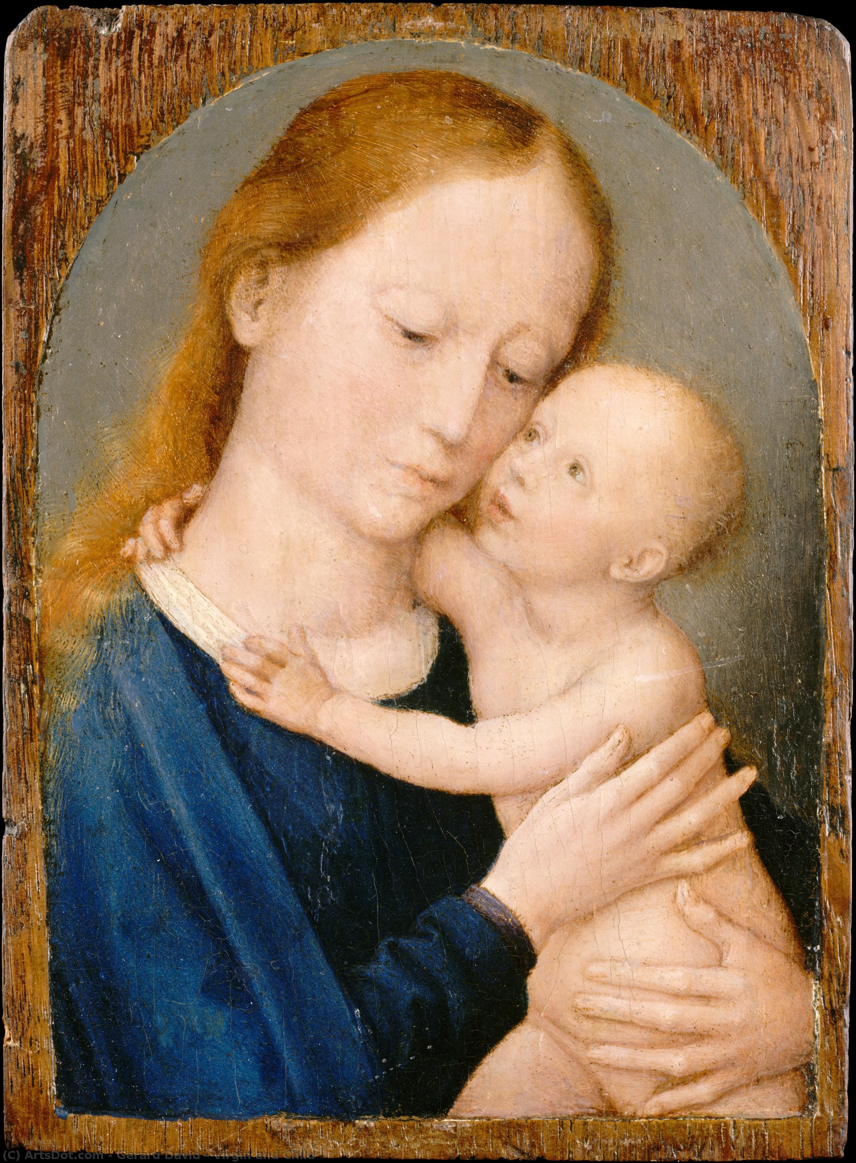 Virgem E O Menino — Gerard David