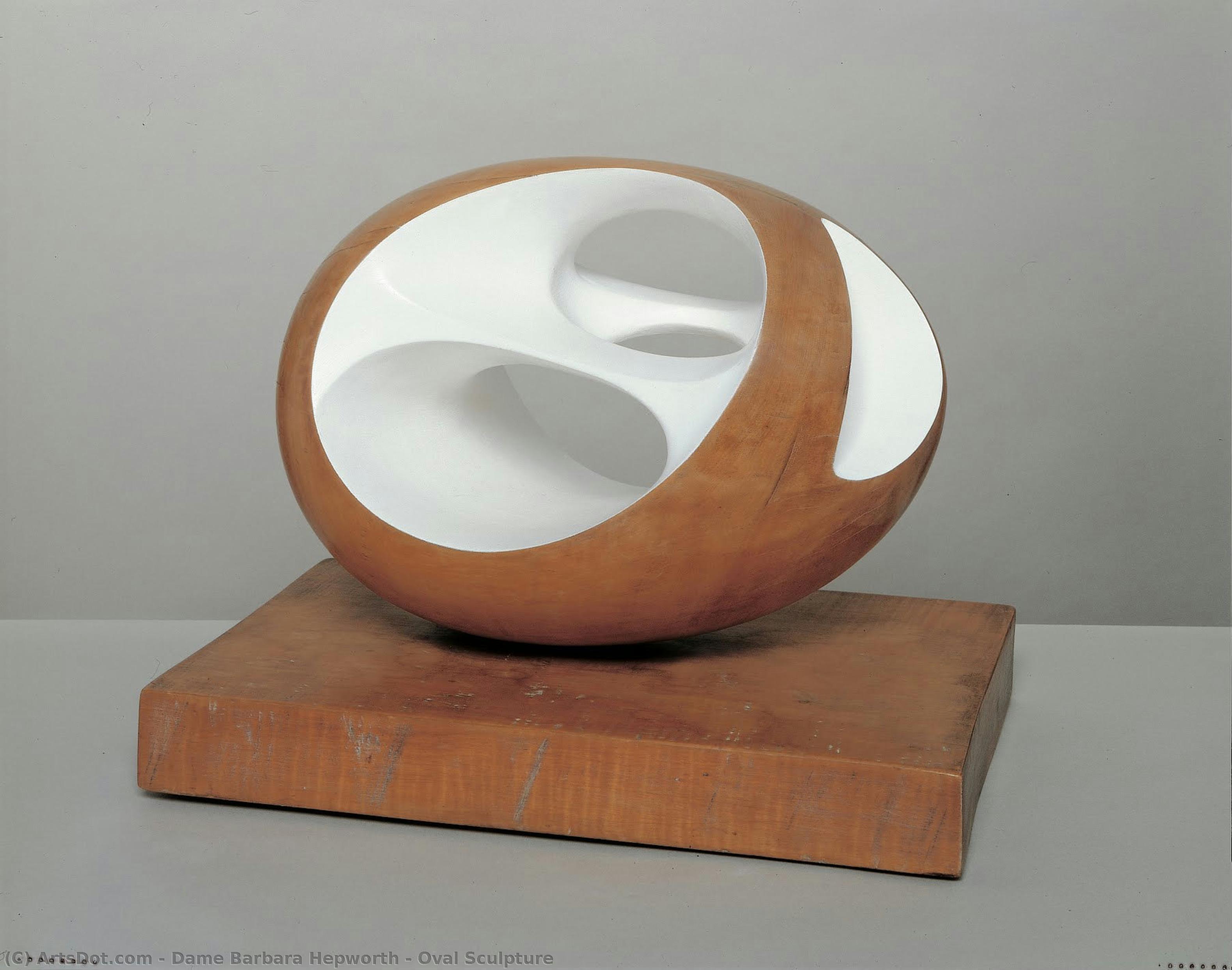 Oval Sculpture — Barbara Hepworth