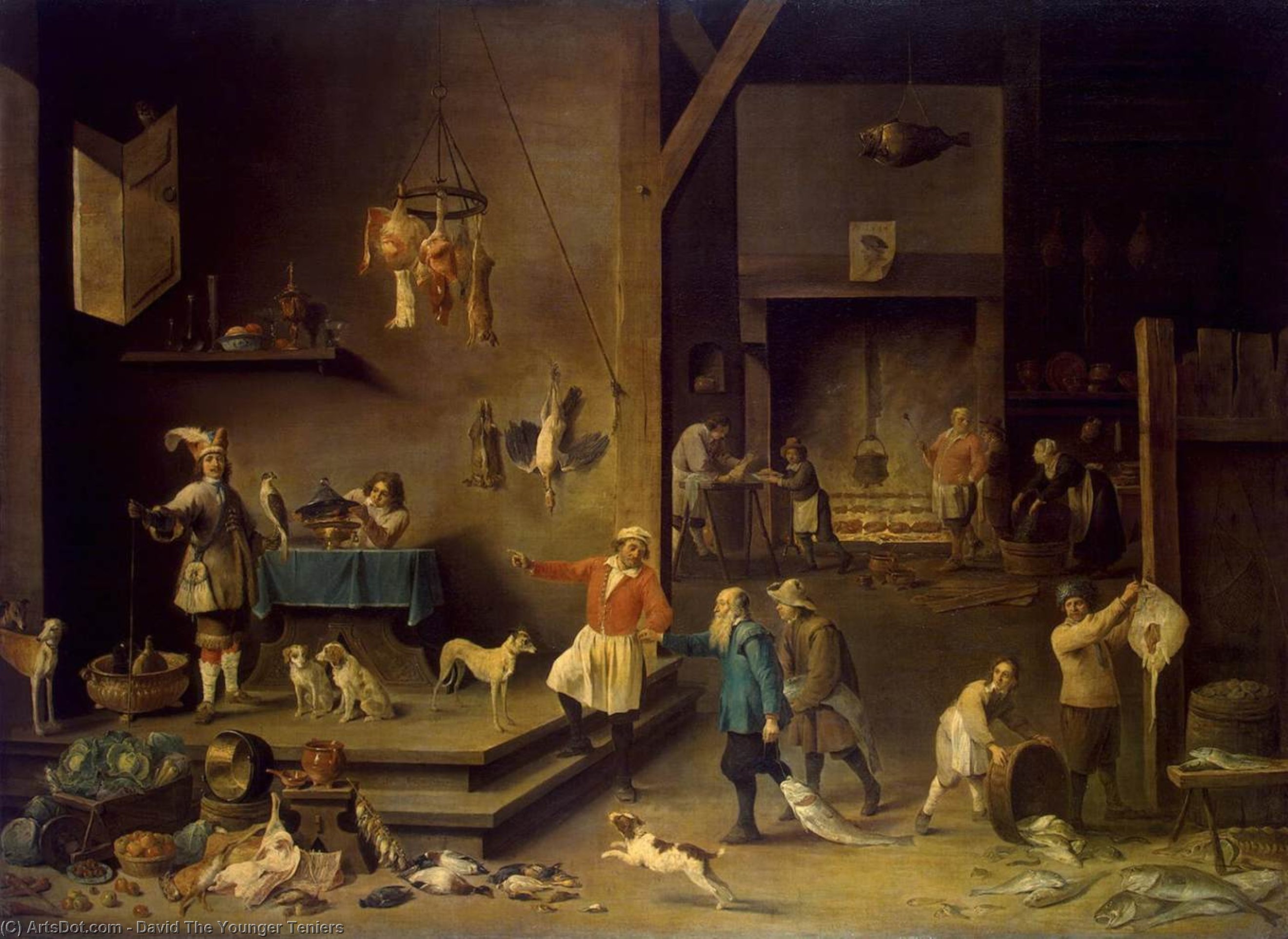 The Kitchen — David Teniers The Younger