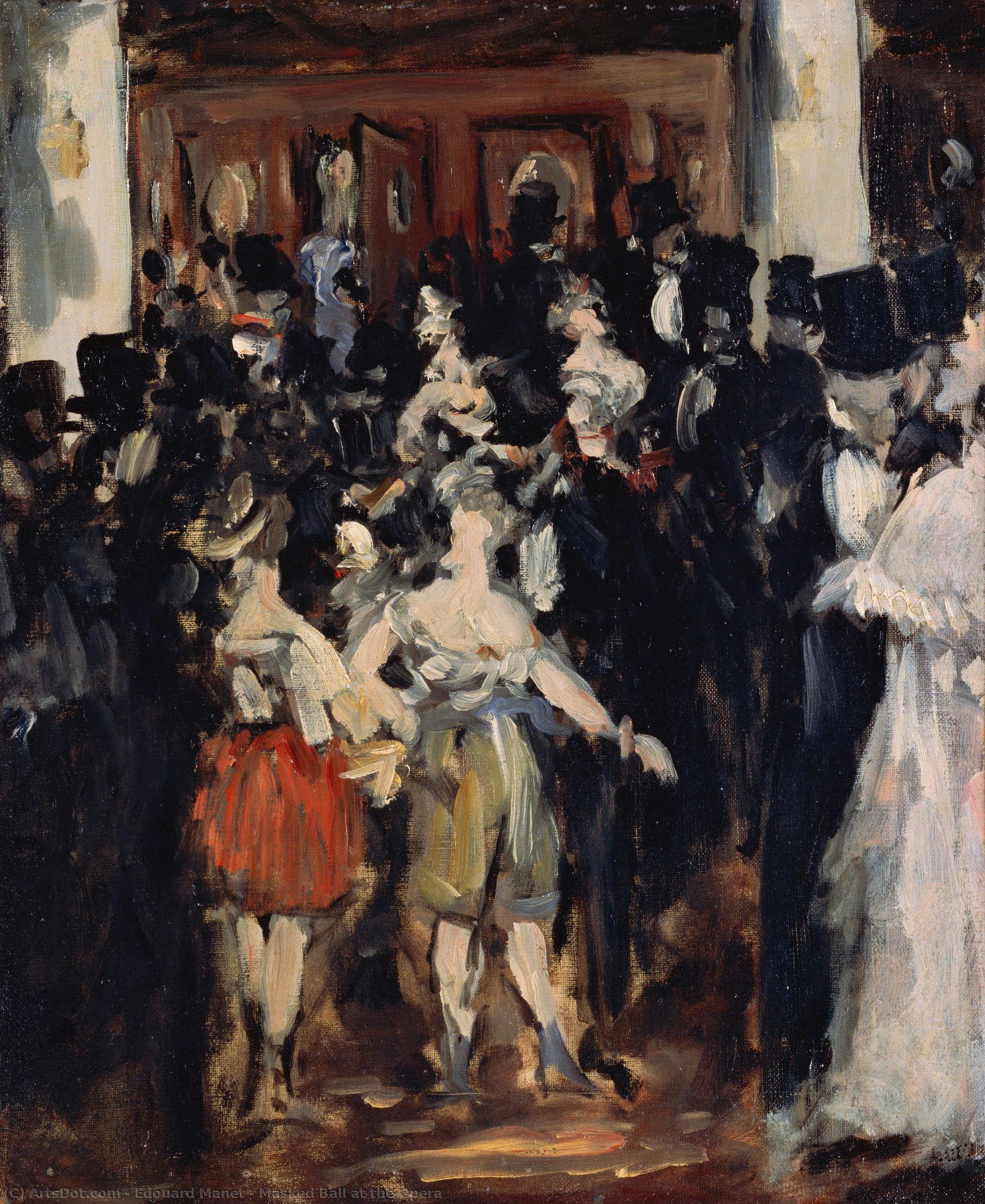 Bal Masqué À L'opéra — Édouard Manet