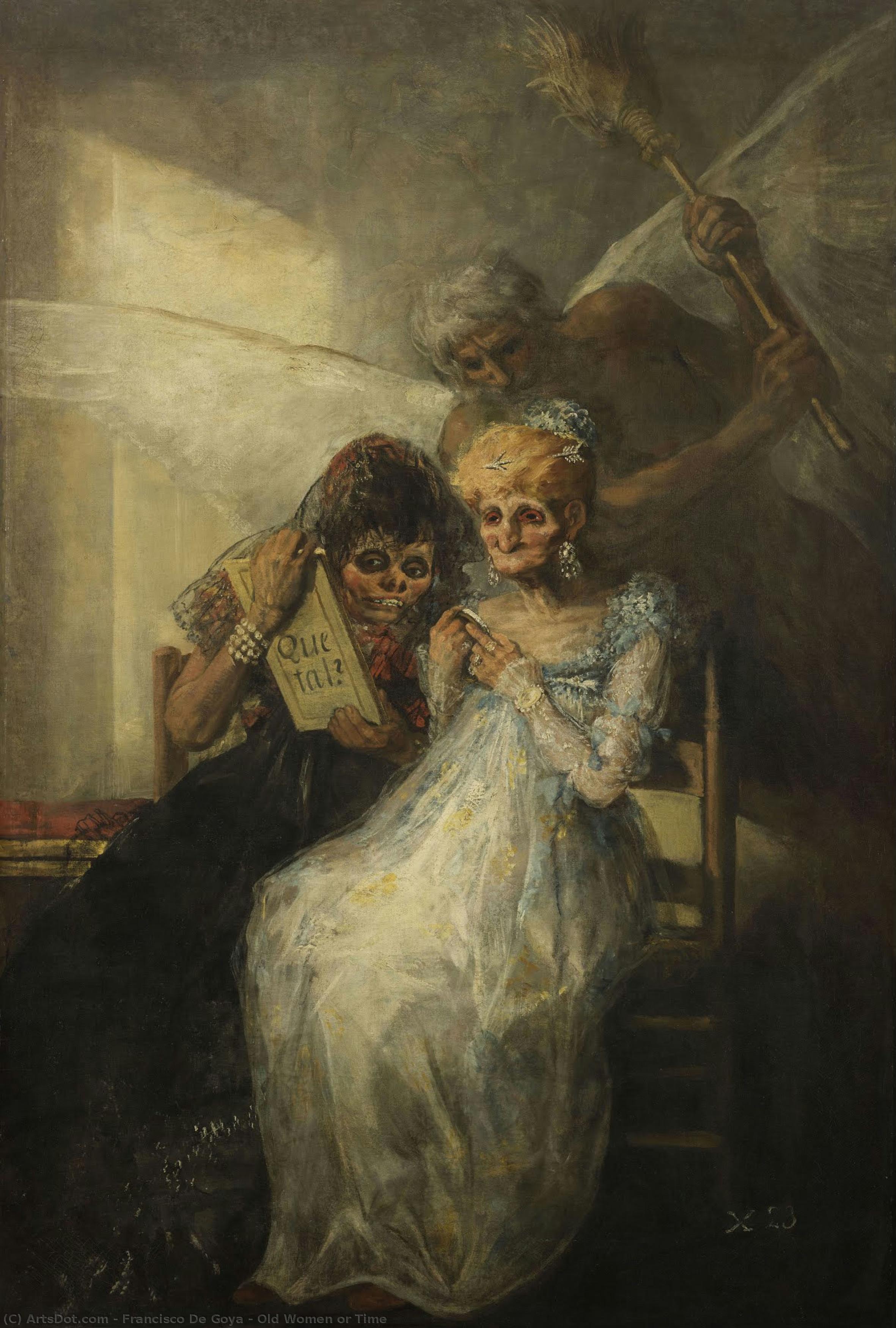 Old Women Or Time — Francisco José De Goya Y Lucientes