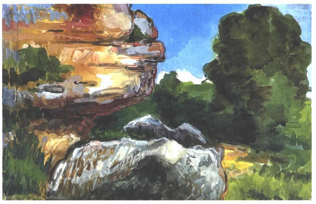 Rocks — Paul Cézanne