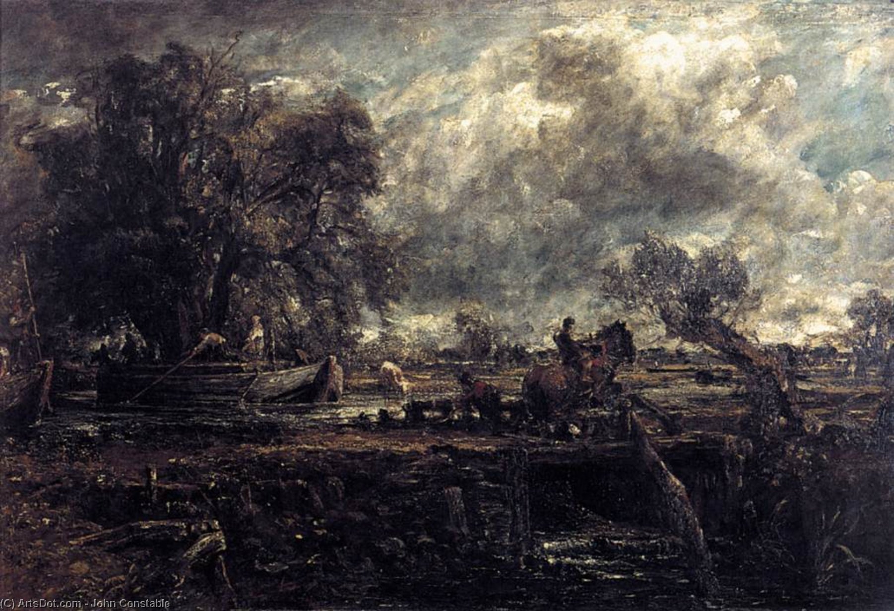 Sketch For The Leaping Horse — Džonas Konsteblis